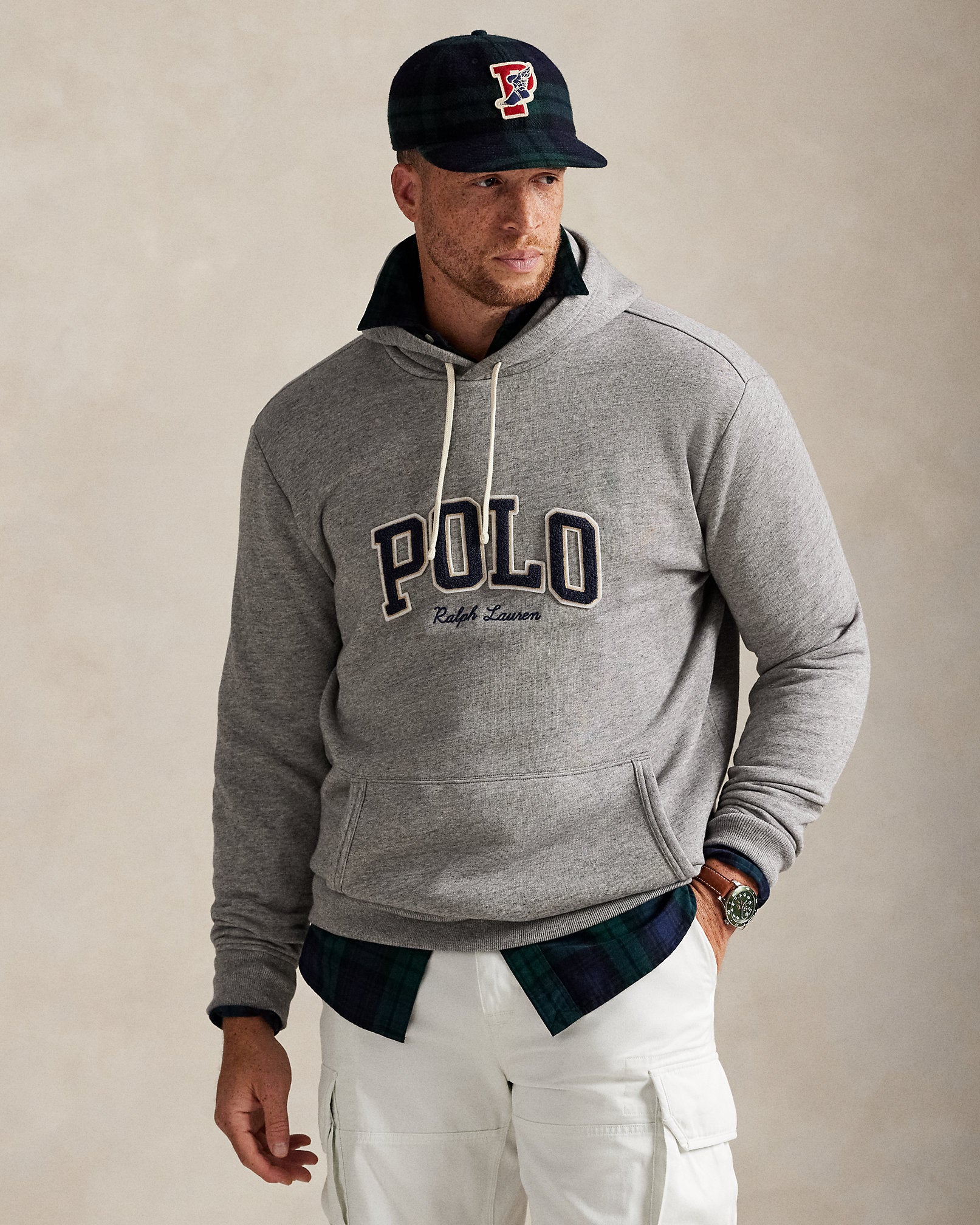 Ralph Lauren Logo Fleece Hoodie