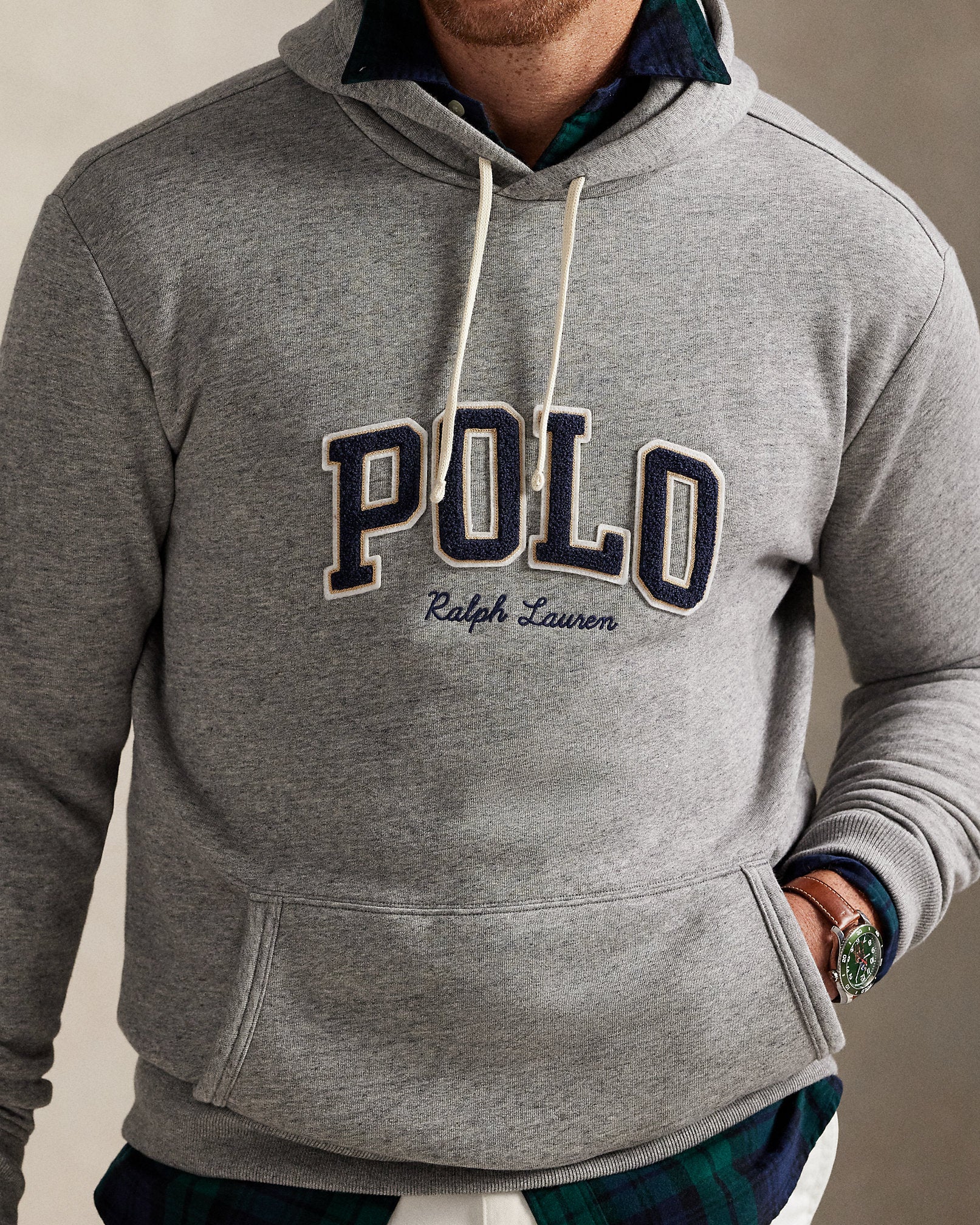 Ralph Lauren Logo Fleece Hoodie