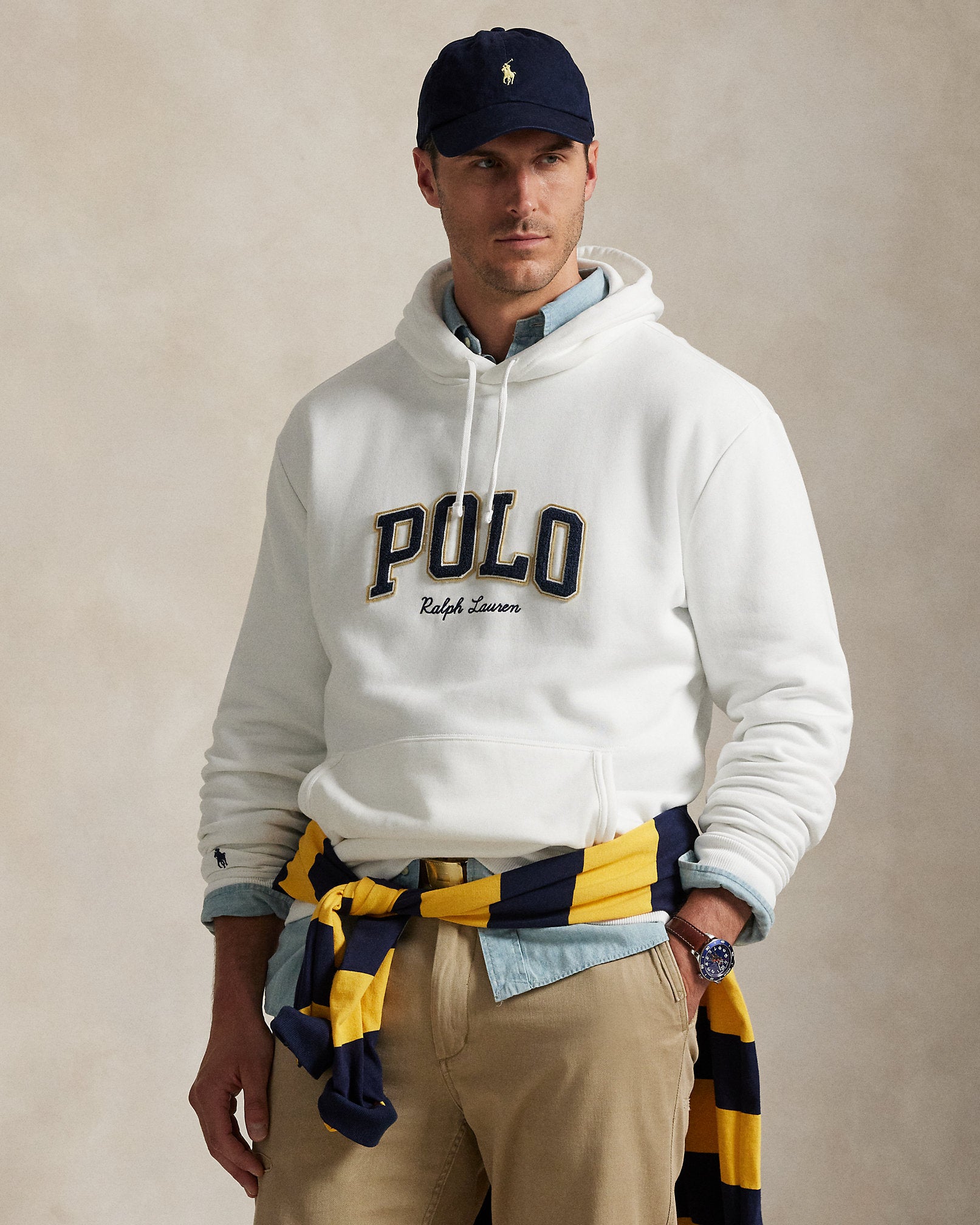 Ralph Lauren Logo Fleece Hoodie