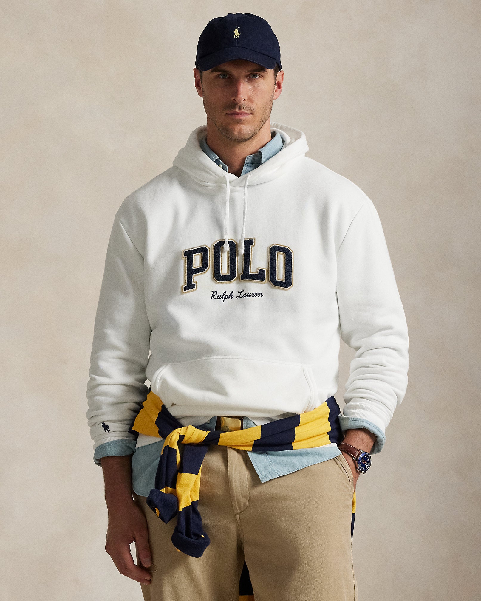 Ralph Lauren Logo Fleece Hoodie