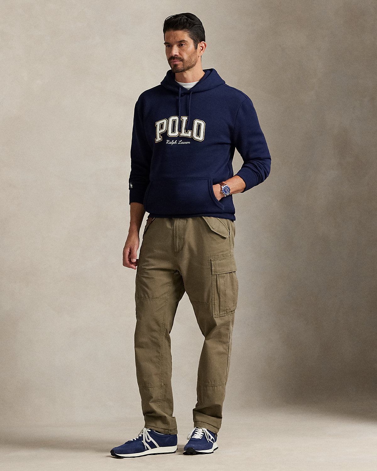 Ralph Lauren Logo Fleece Hoodie