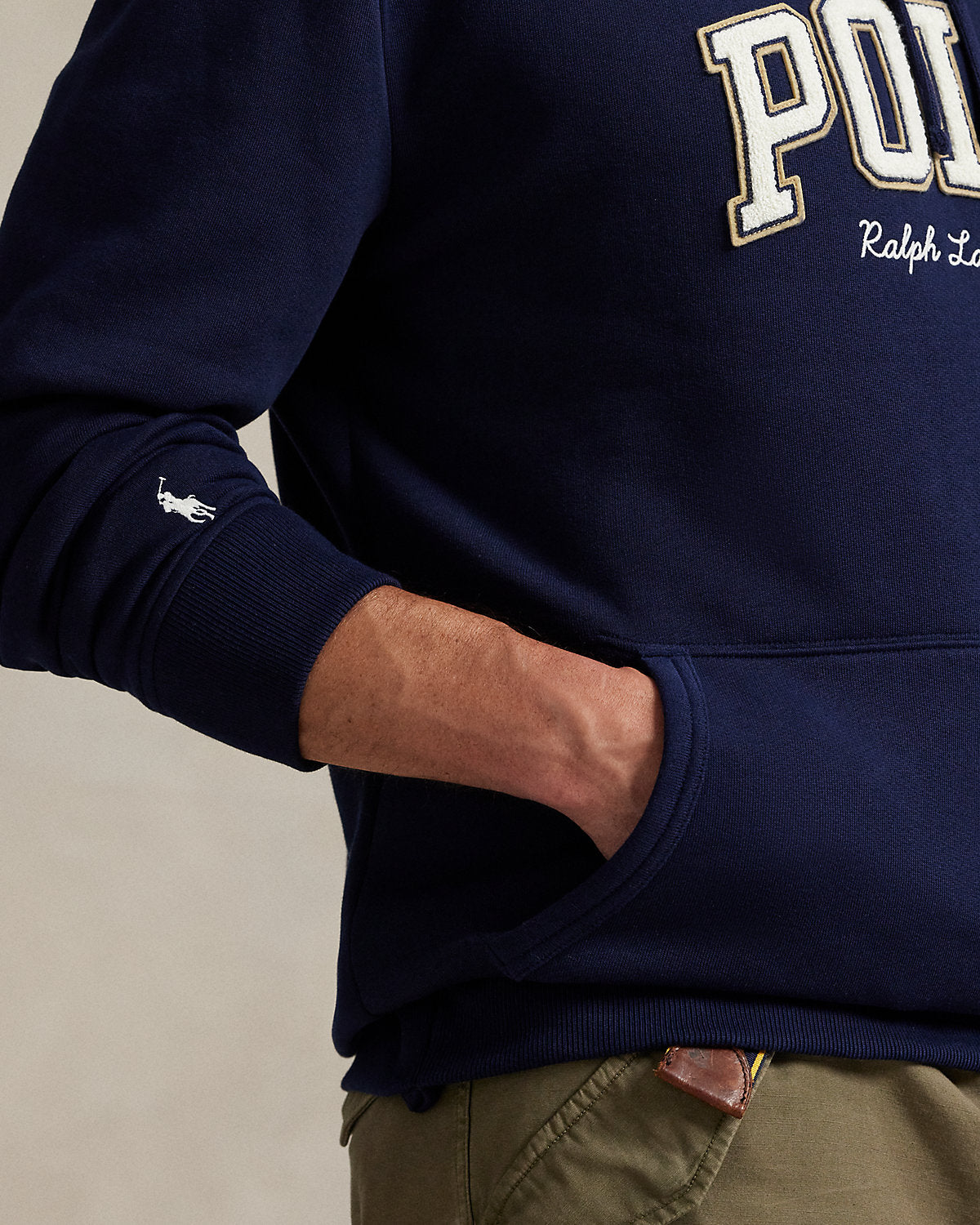 Ralph Lauren Logo Fleece Hoodie