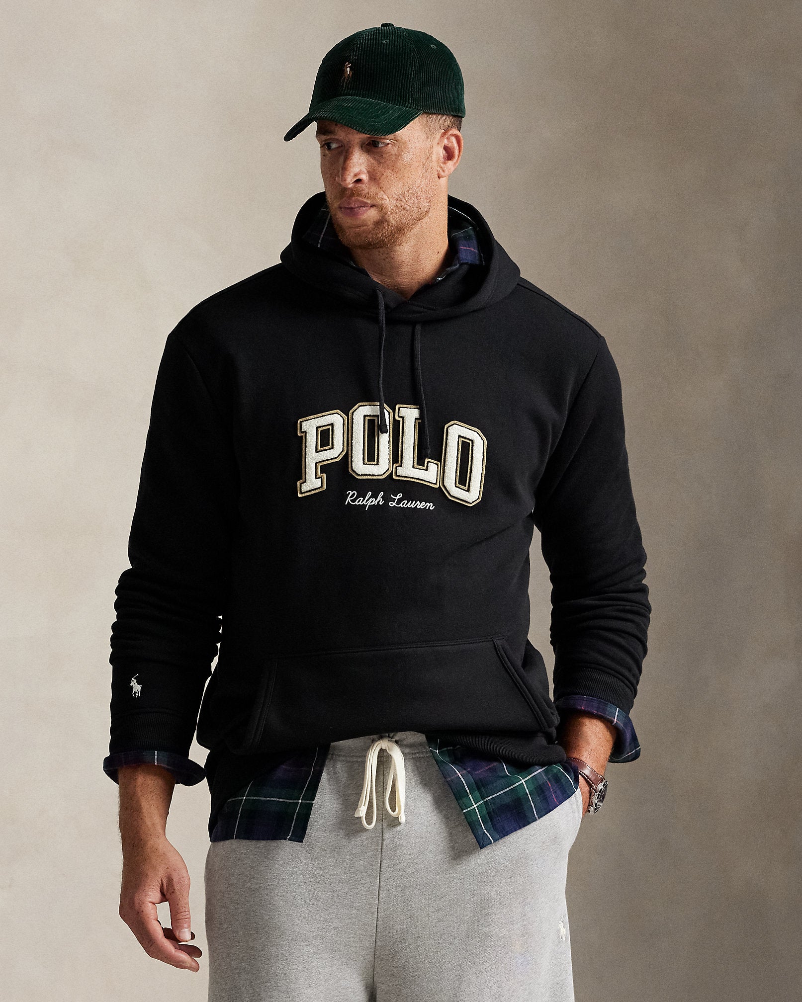 Ralph Lauren Logo Fleece Hoodie