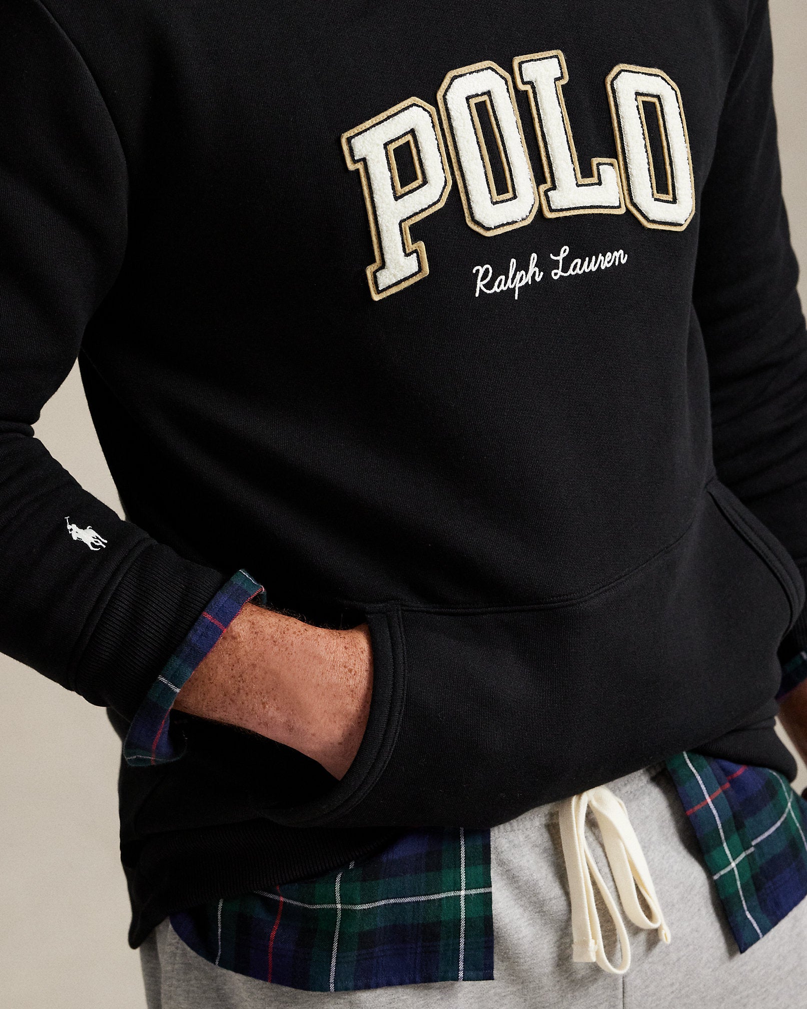 Ralph Lauren Logo Fleece Hoodie