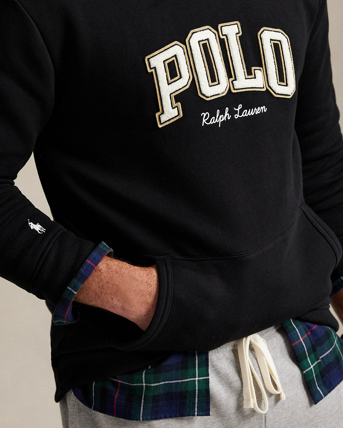 Ralph Lauren Logo Fleece Hoodie