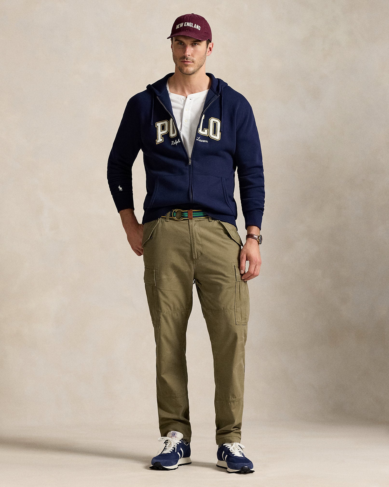 Ralph Lauren Logo Fleece FullZip Hoodie