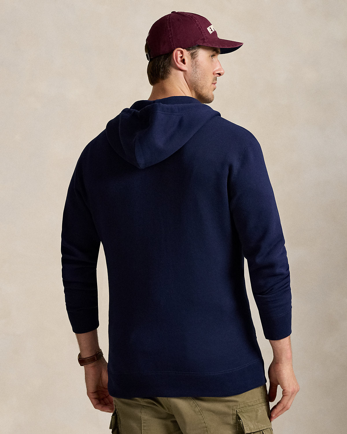 Ralph Lauren Logo Fleece FullZip Hoodie