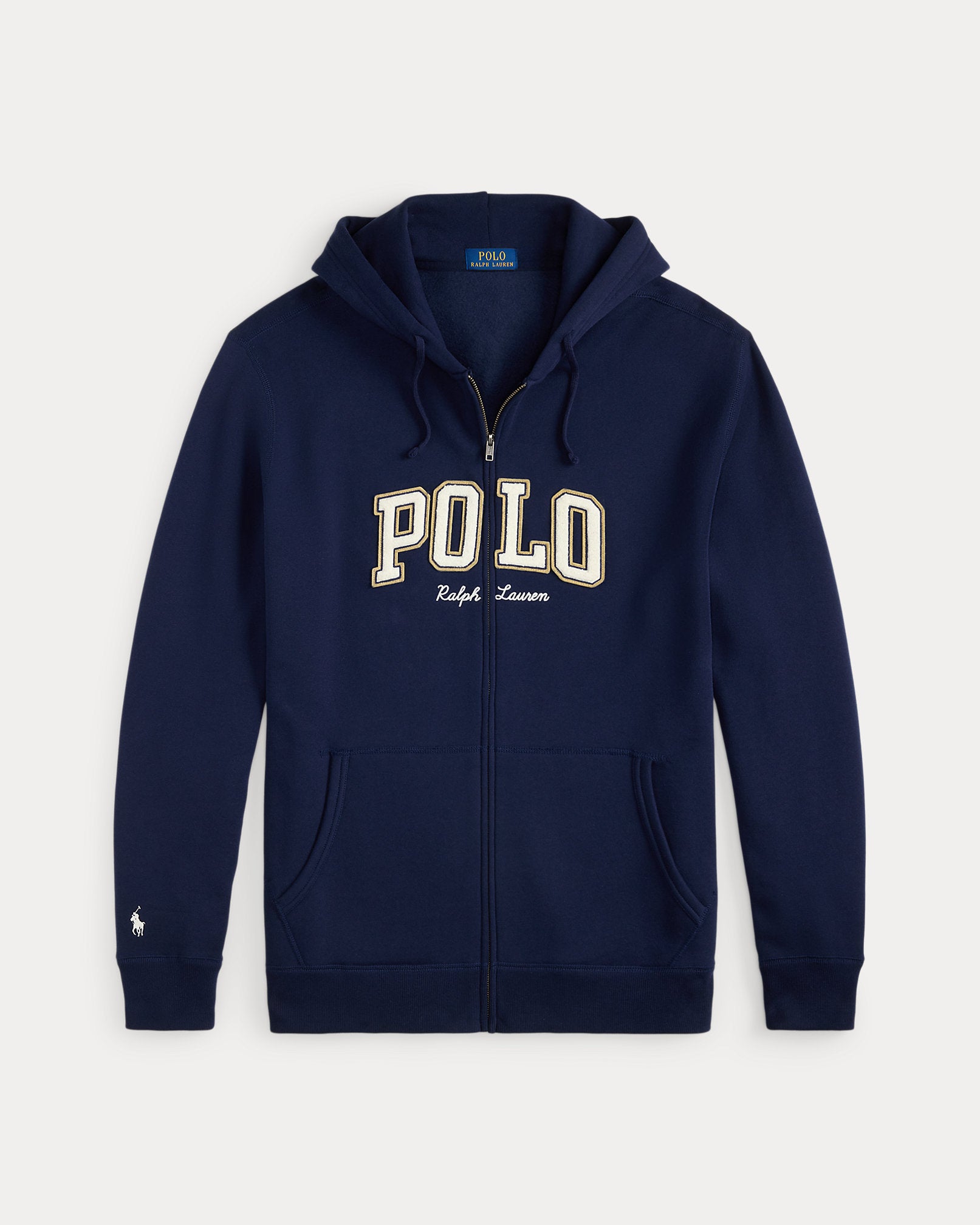 Ralph Lauren Logo Fleece FullZip Hoodie