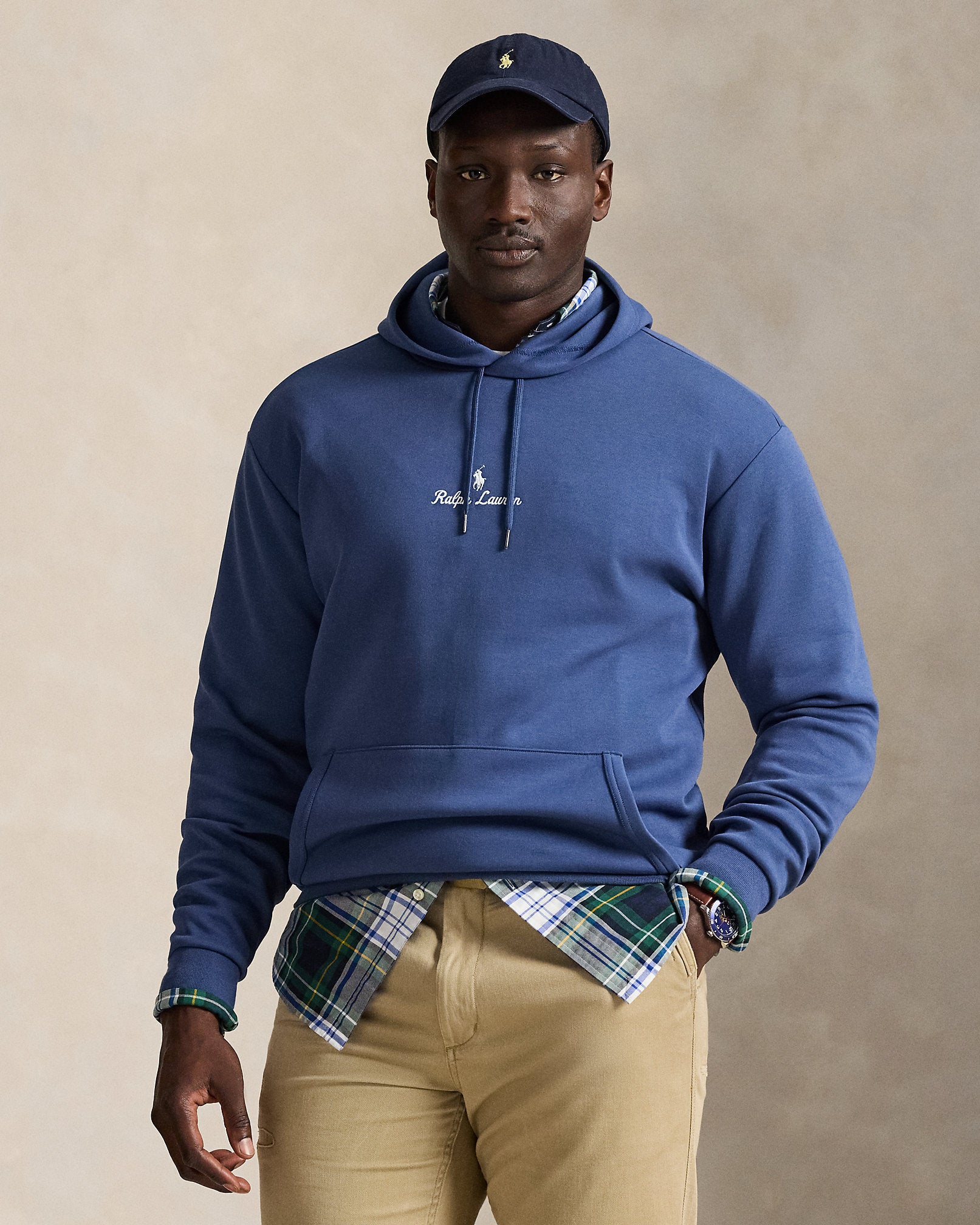 Ralph Lauren Logo DoubleKnit Hoodie