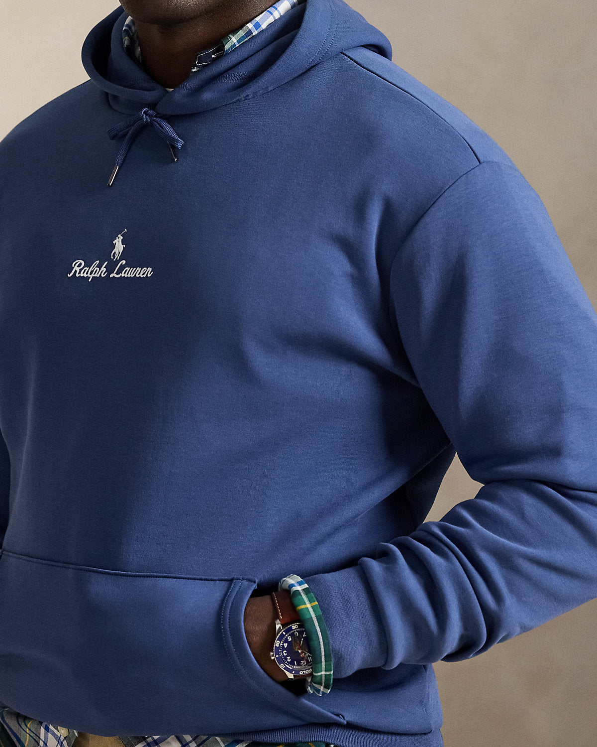 Ralph Lauren Logo DoubleKnit Hoodie