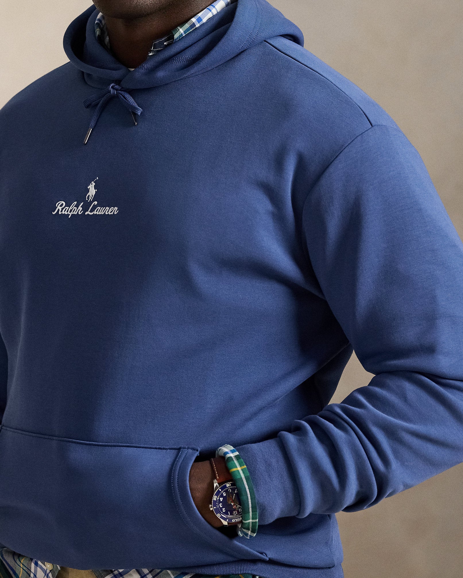 Ralph Lauren Logo DoubleKnit Hoodie