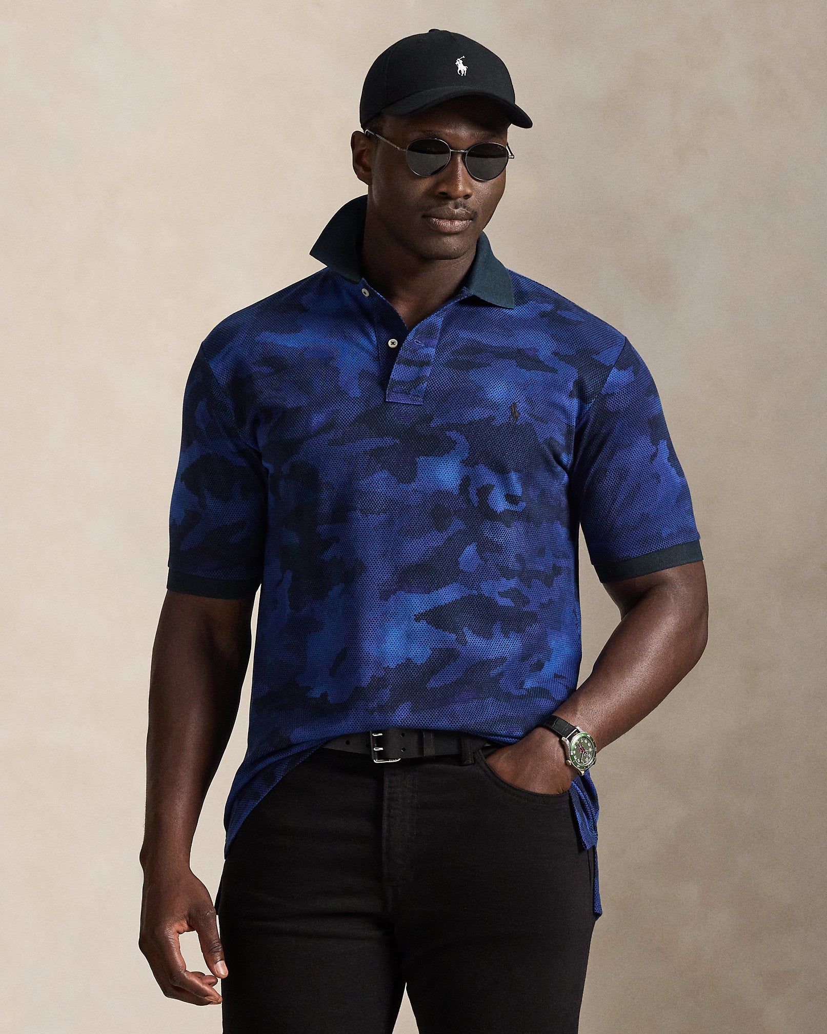 Ralph Lauren CamoPrint Mesh Polo Shirt