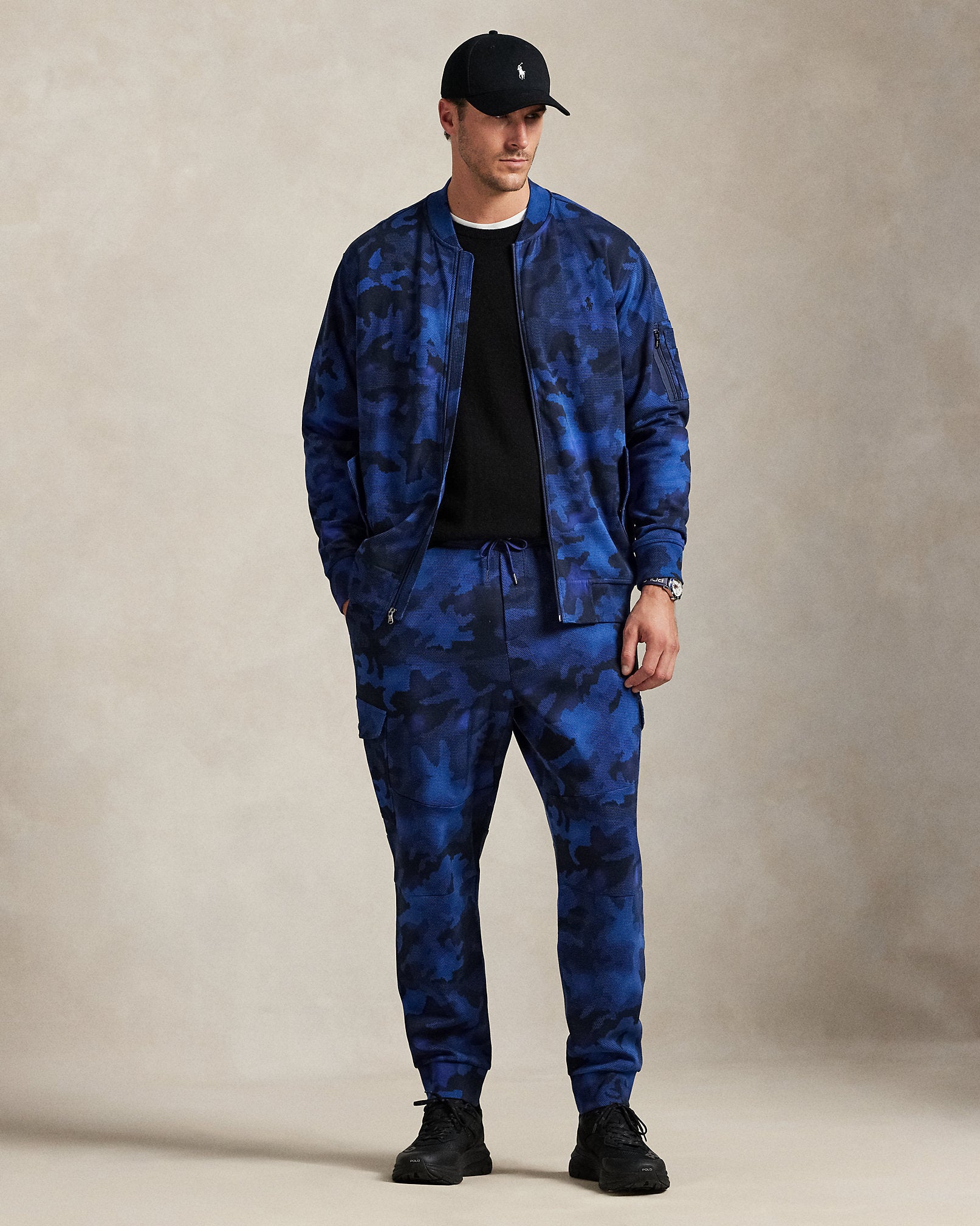 Ralph Lauren Camo DoubleKnit Flight Jacket
