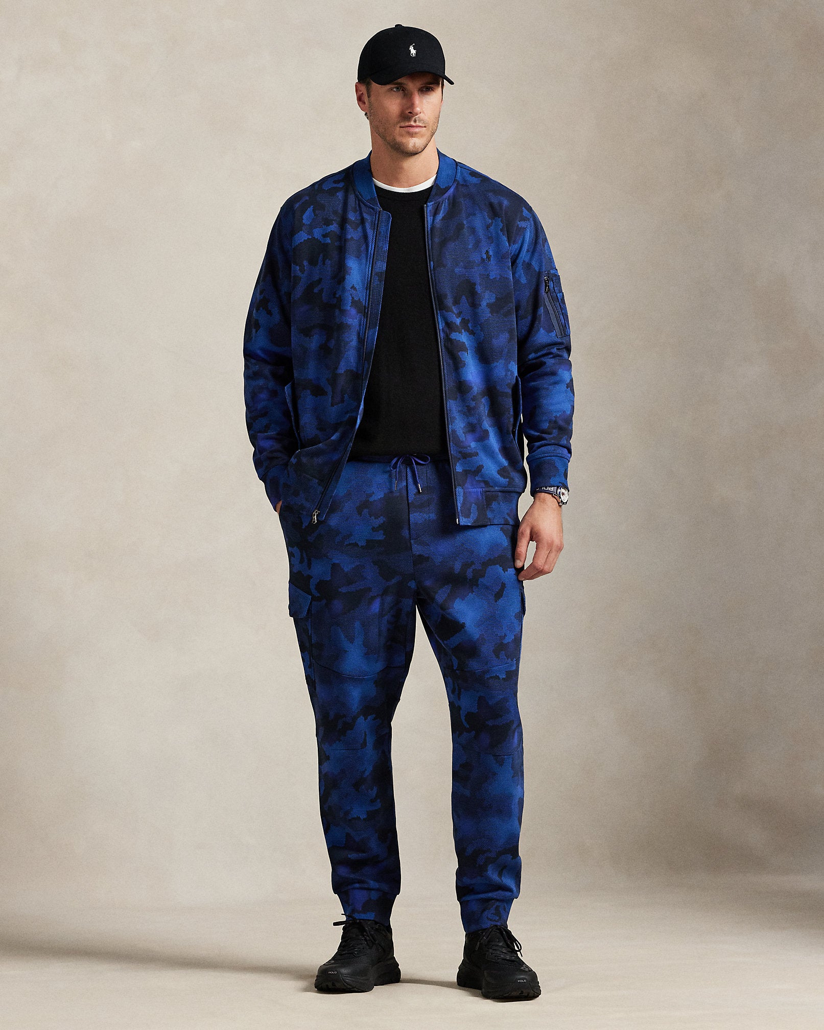 Ralph Lauren Camo DoubleKnit Cargo Jogger Pant