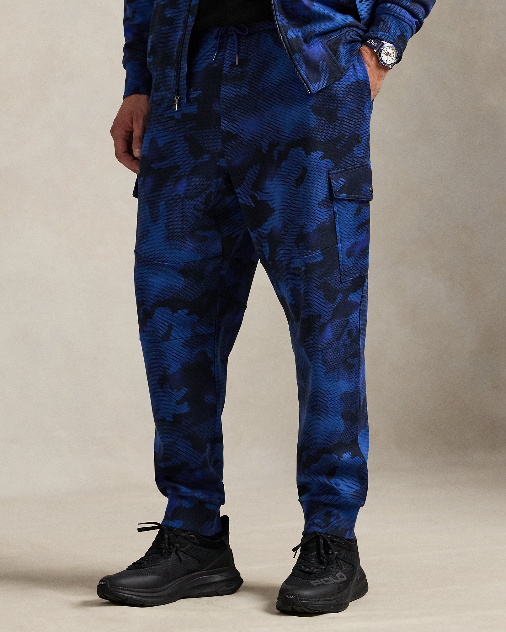 Ralph Lauren Camo DoubleKnit Cargo Jogger Pant