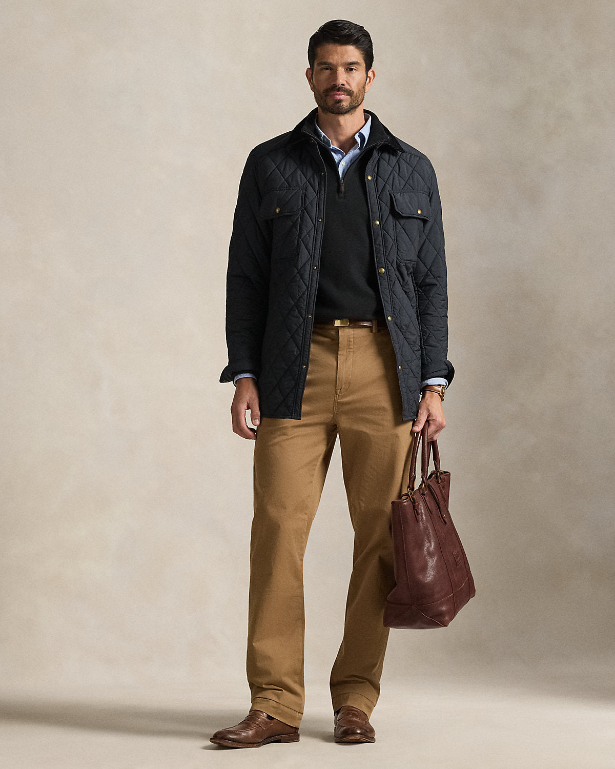 Ralph Lauren EstateRib QuarterZip Pullover