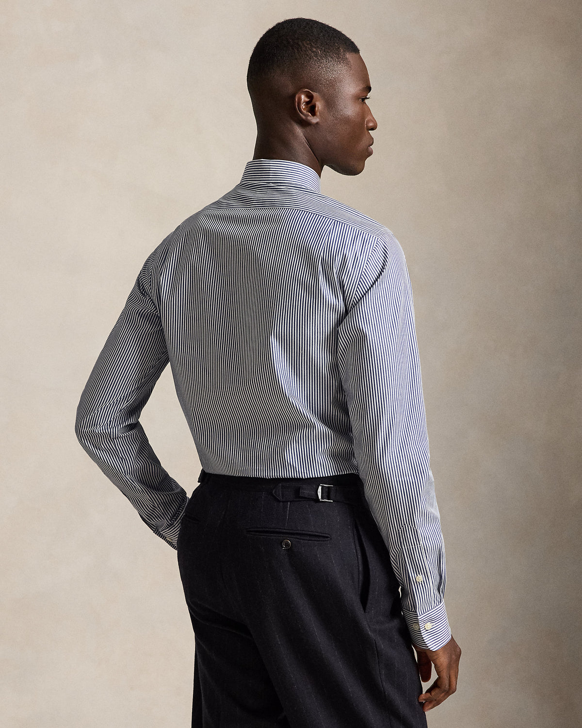 Ralph Lauren Classic Fit Striped Poplin Shirt