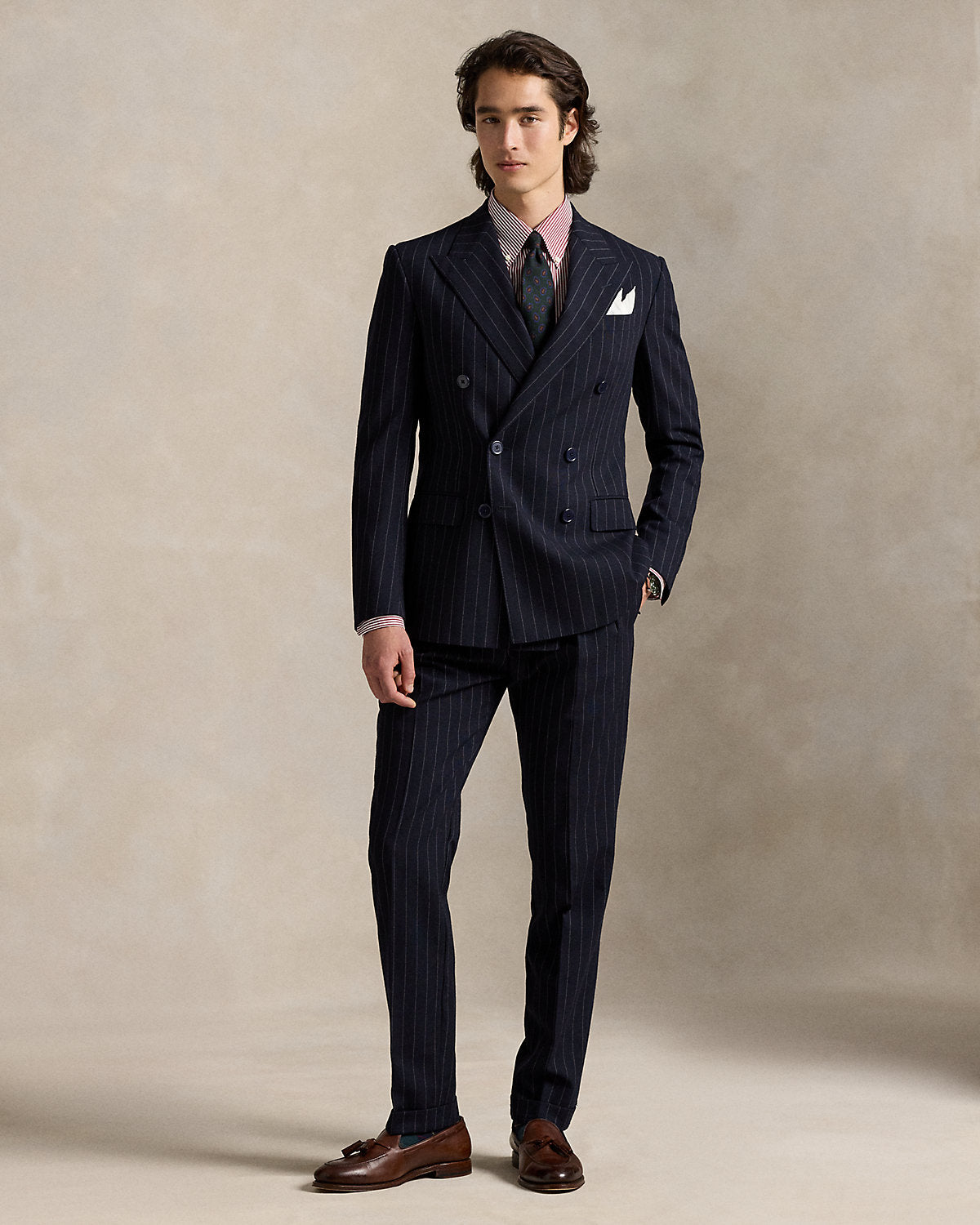 Ralph Lauren Custom Fit Striped Poplin Shirt