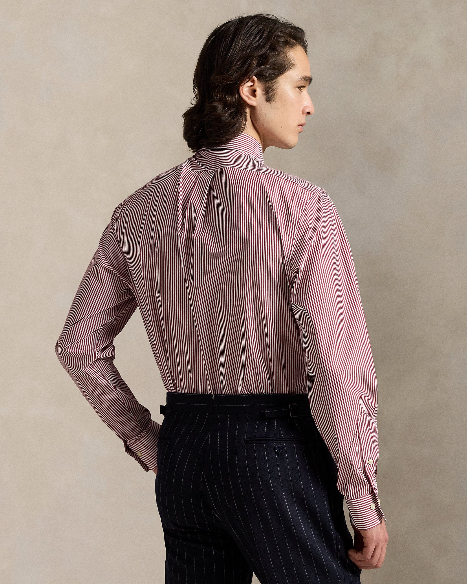 Ralph Lauren Custom Fit Striped Poplin Shirt