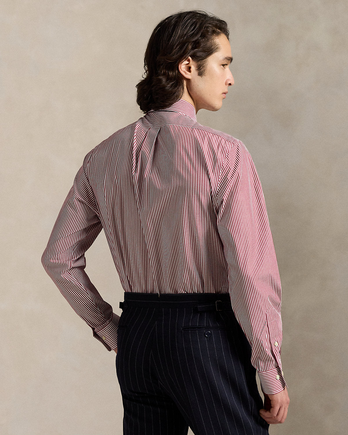 Ralph Lauren Custom Fit Striped Poplin Shirt