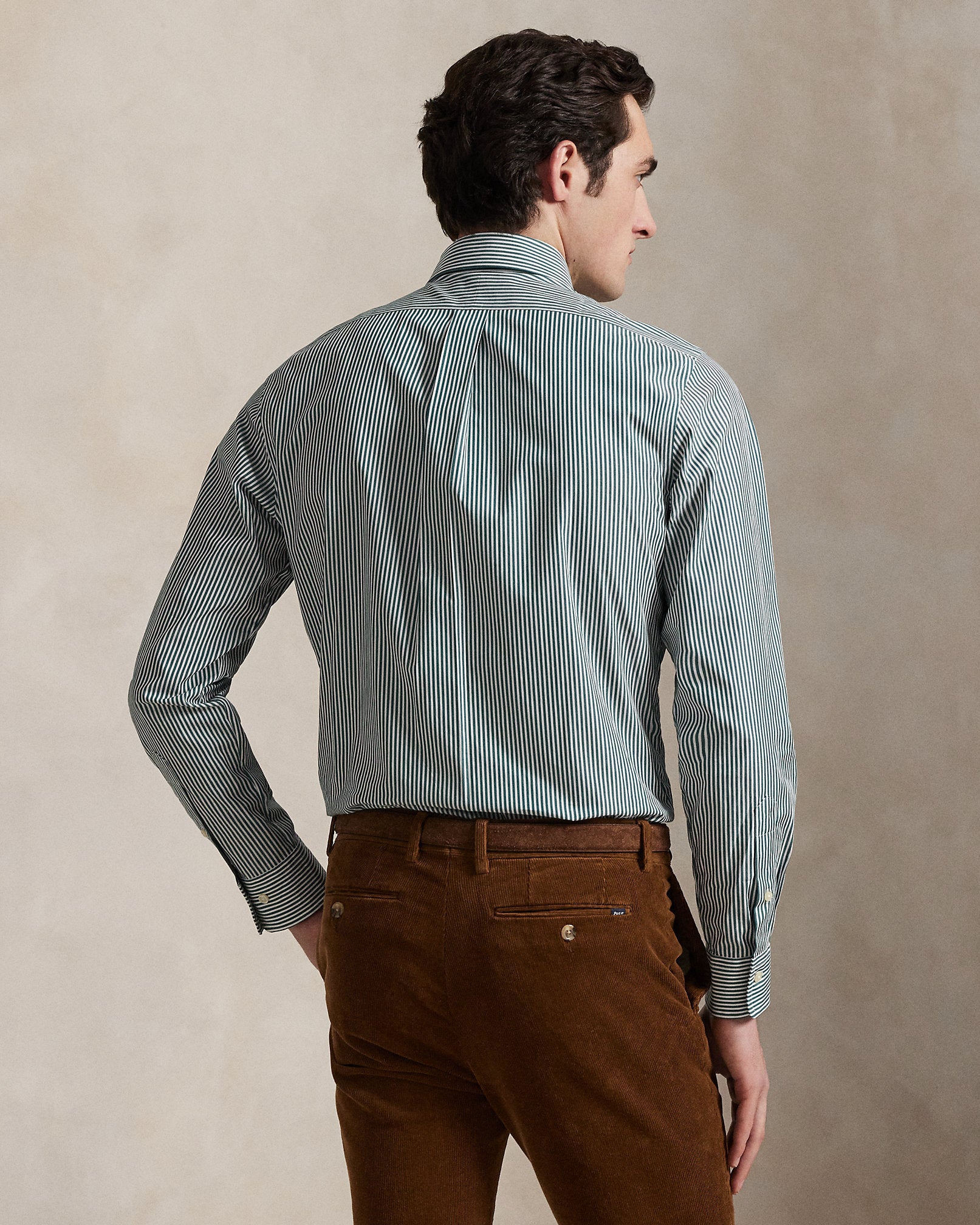 Ralph Lauren Custom Fit Striped Poplin Shirt