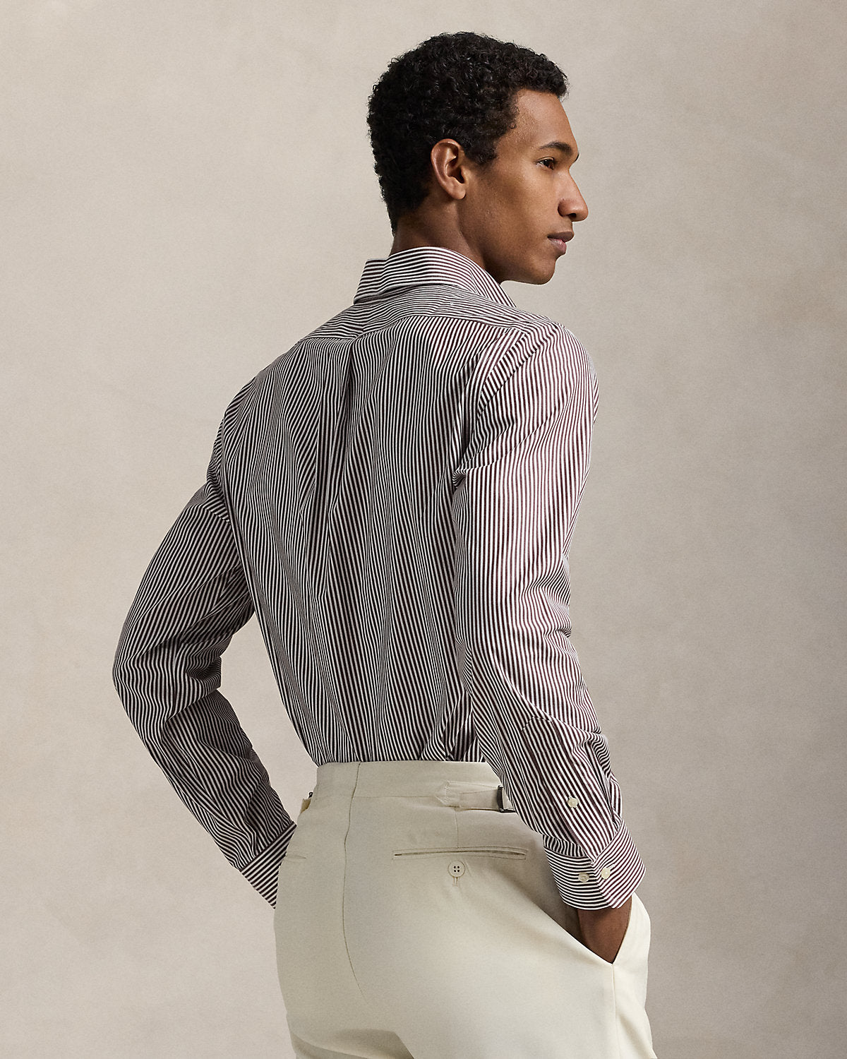 Ralph Lauren Custom Fit Striped Poplin Shirt