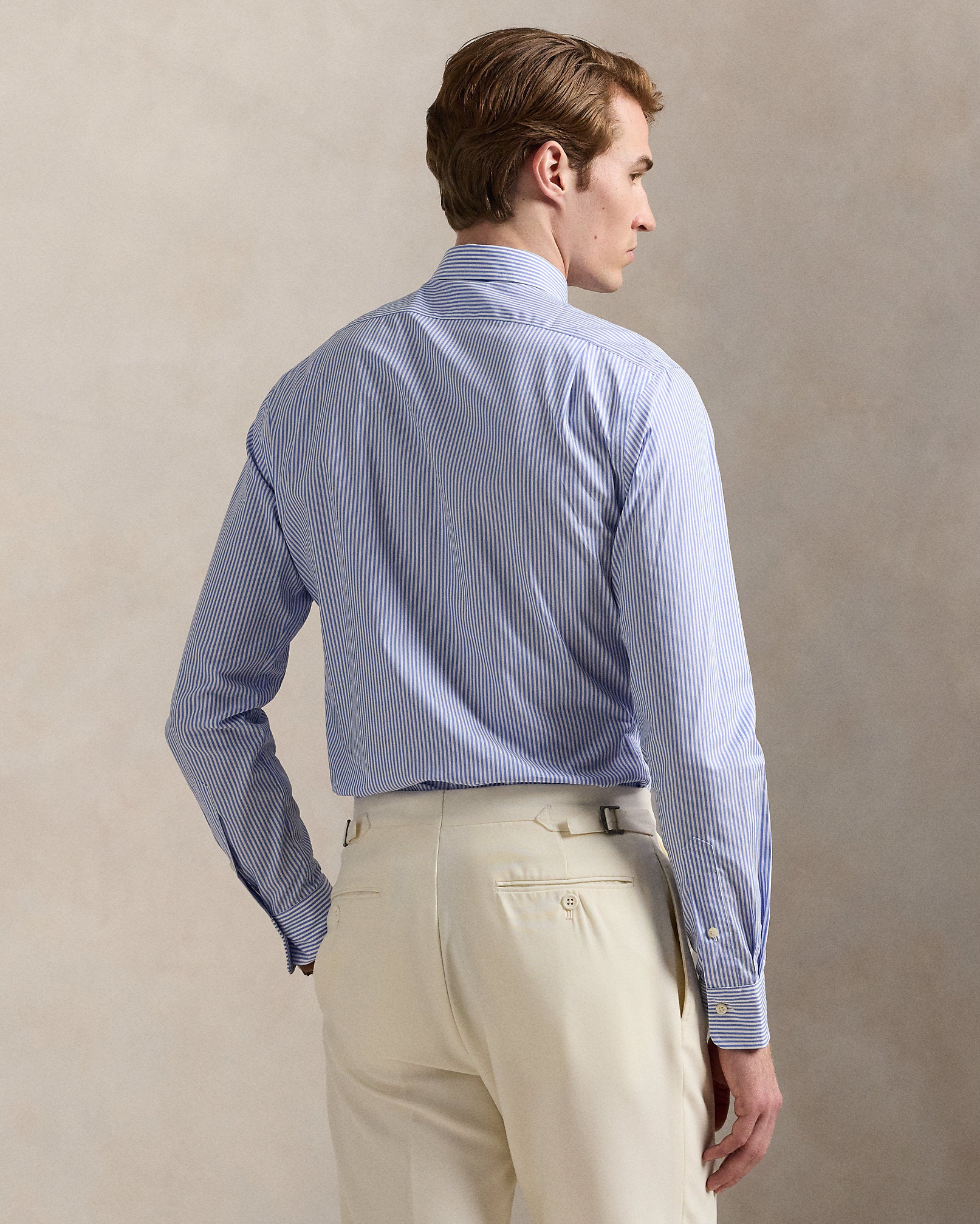 Ralph Lauren Slim Fit Striped Poplin Shirt