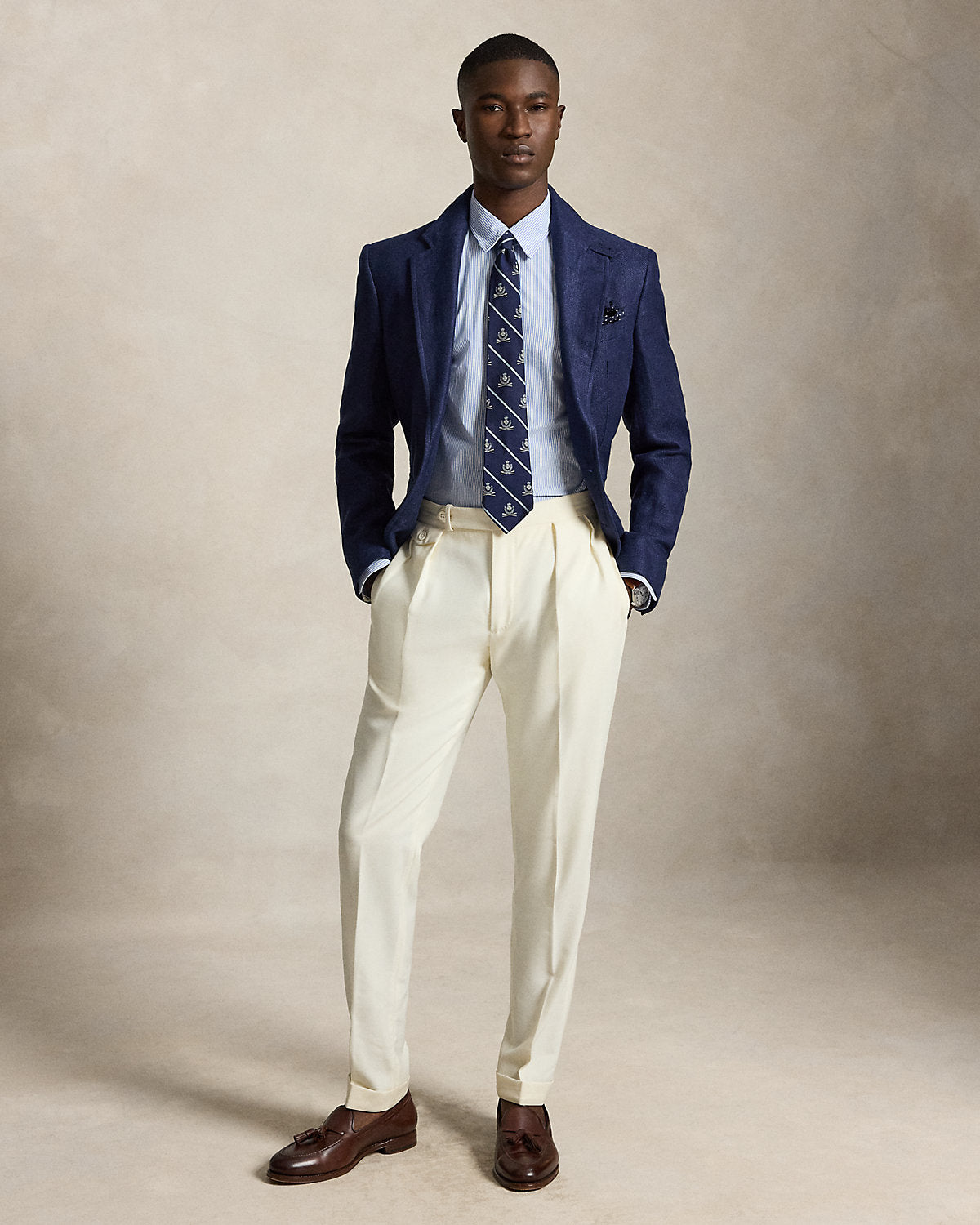 Ralph Lauren Custom Fit Striped Poplin Shirt