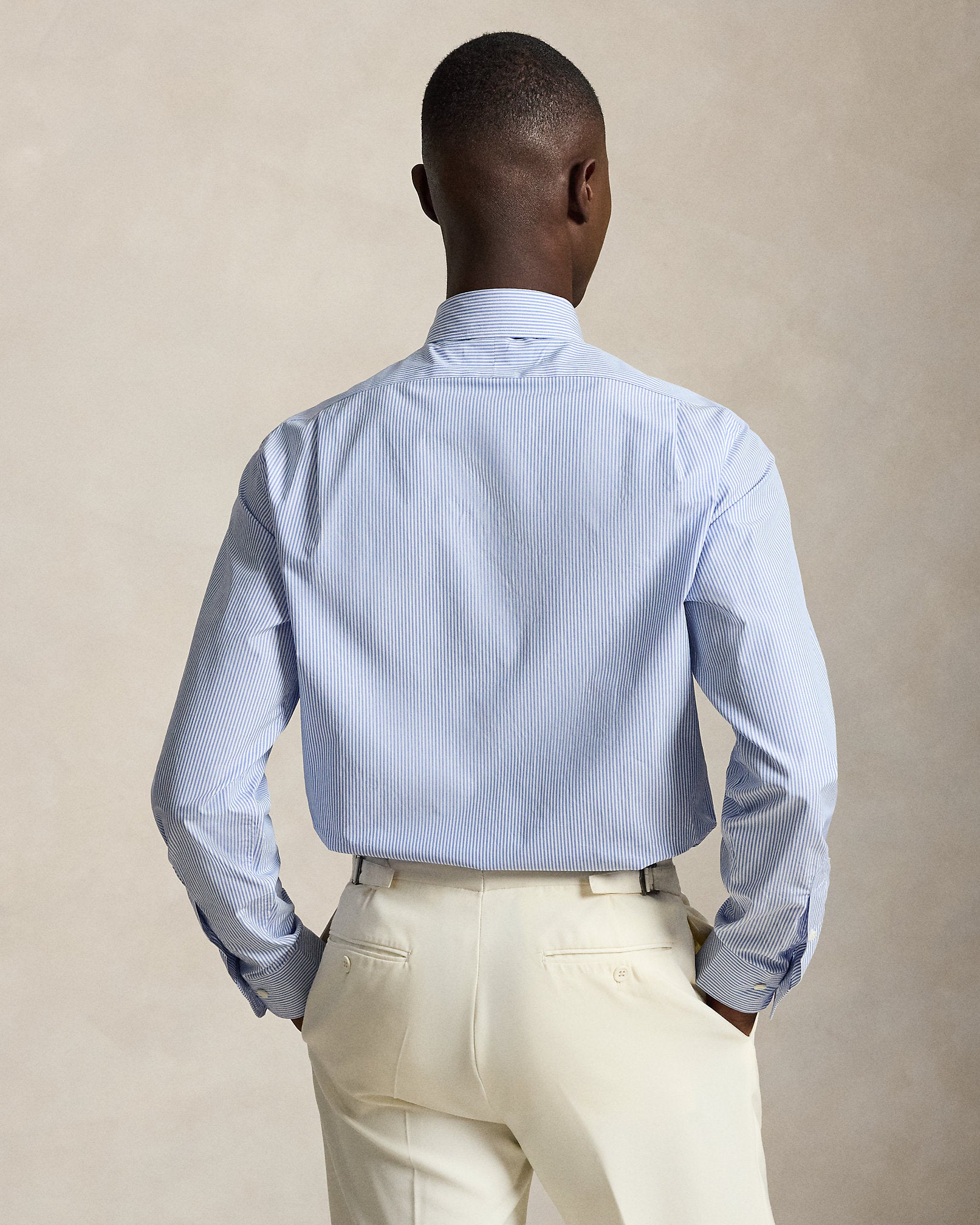 Ralph Lauren Custom Fit Striped Poplin Shirt