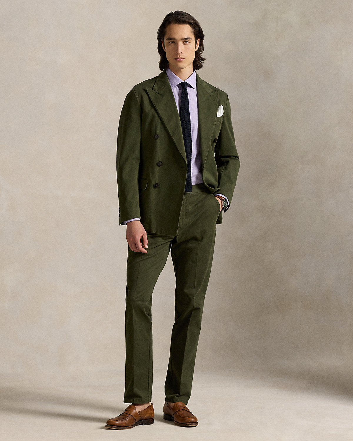 Ralph Lauren Custom Fit Plaid Poplin Shirt