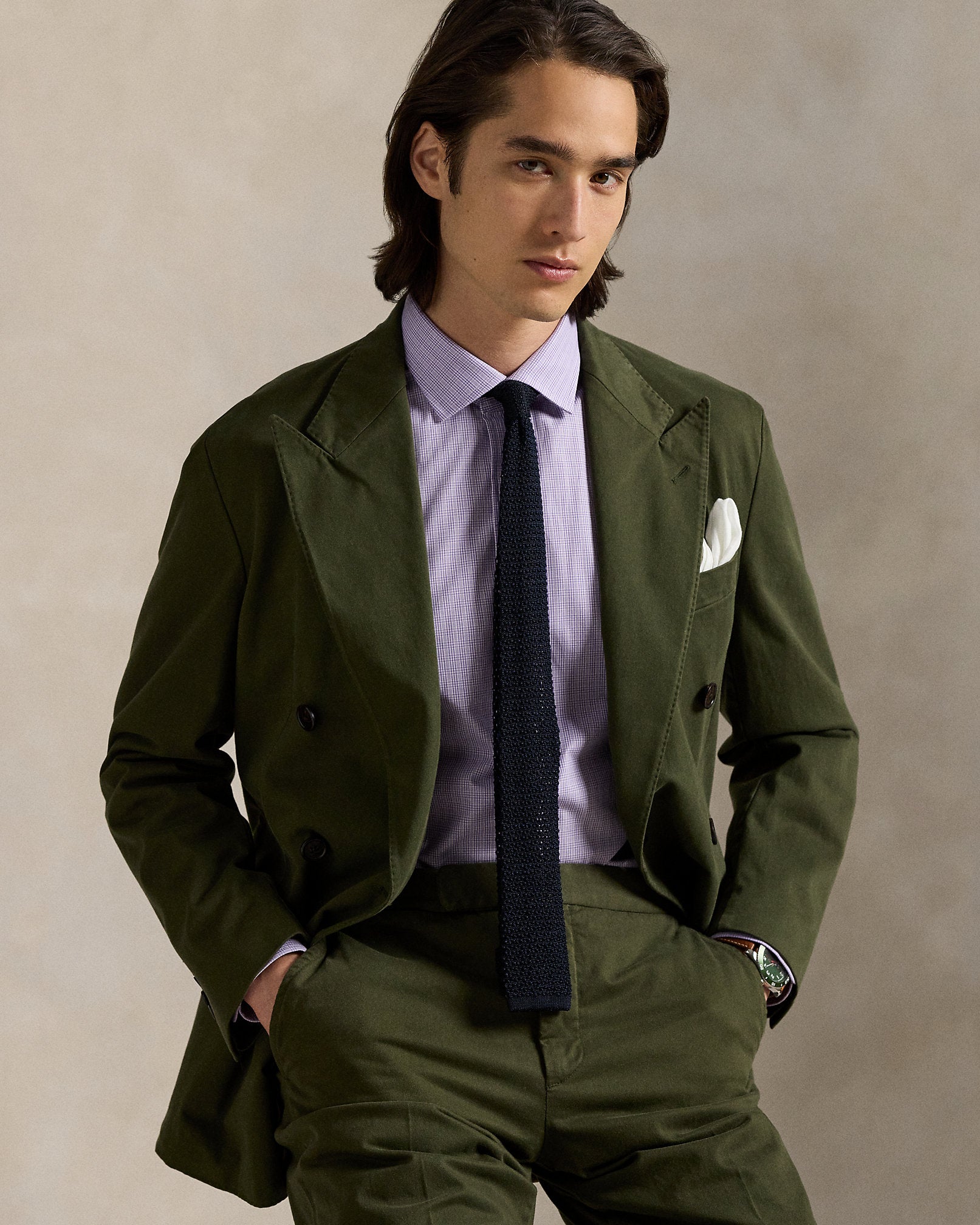 Ralph Lauren Custom Fit Plaid Poplin Shirt