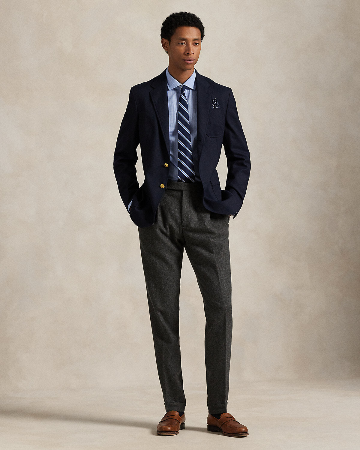 Ralph Lauren Custom Fit Plaid Poplin Shirt