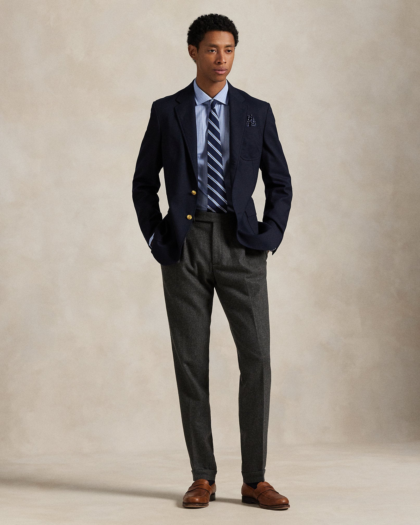 Ralph Lauren Custom Fit Plaid Poplin Shirt