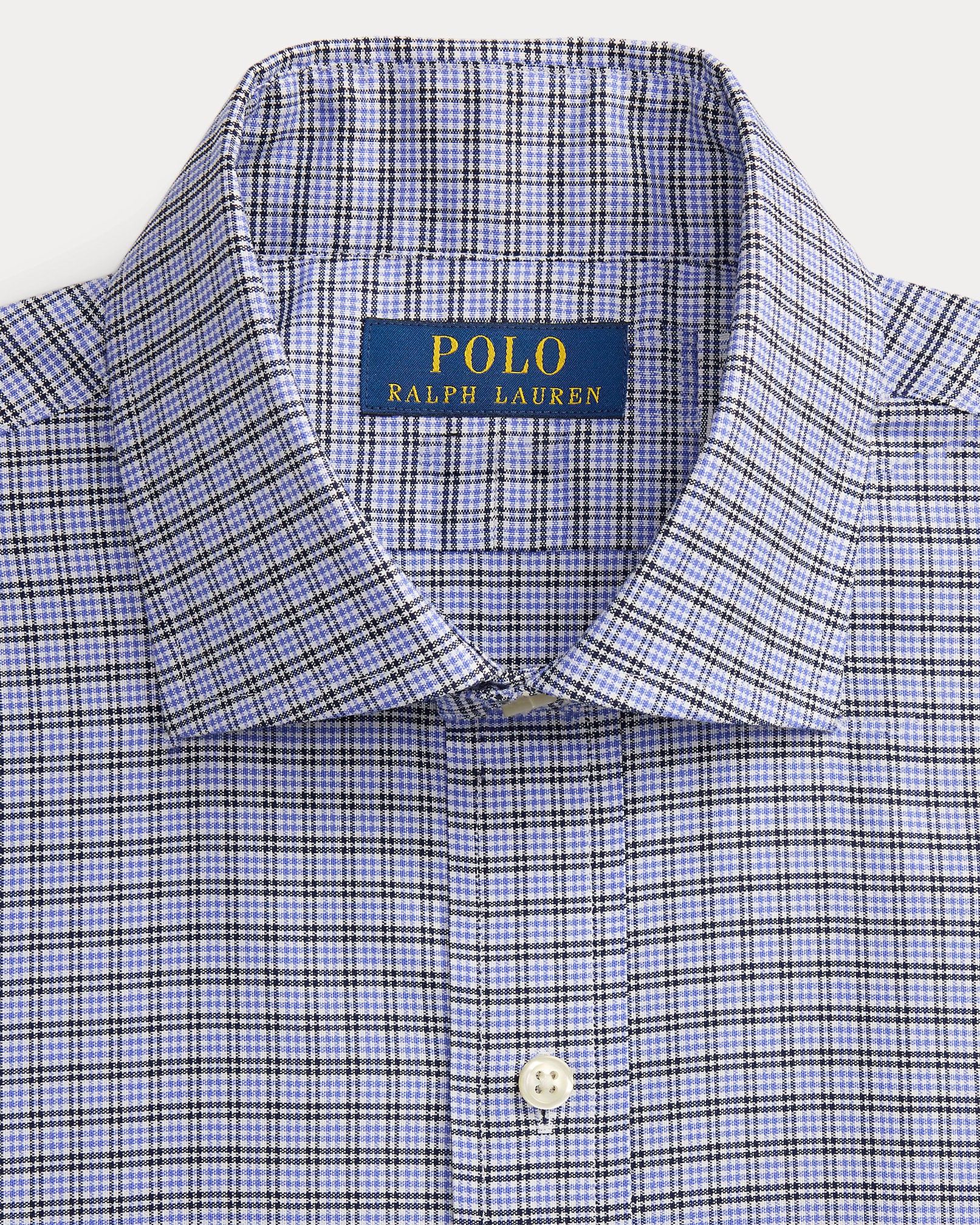 Ralph Lauren Regent Custom Fit Plaid Oxford Shirt