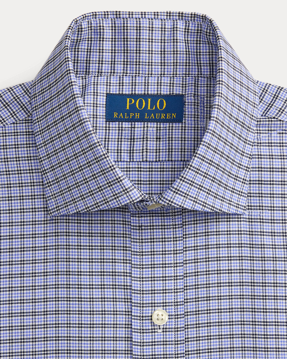 Ralph Lauren Regent Custom Fit Plaid Oxford Shirt