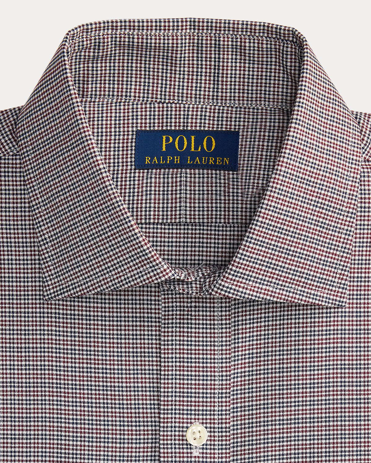 Ralph Lauren Regent Custom Fit Plaid Oxford Shirt