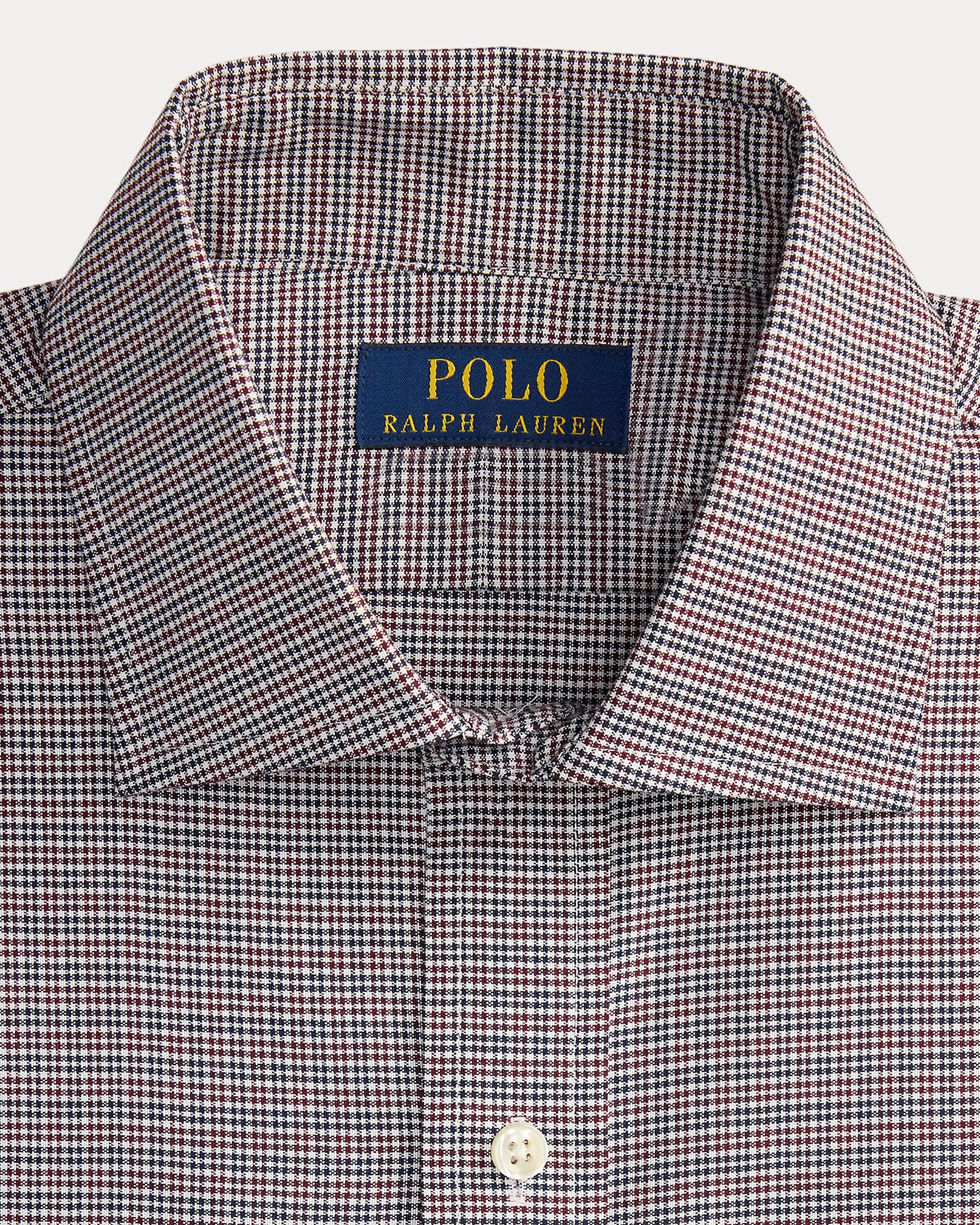 Ralph Lauren Regent Custom Fit Plaid Oxford Shirt