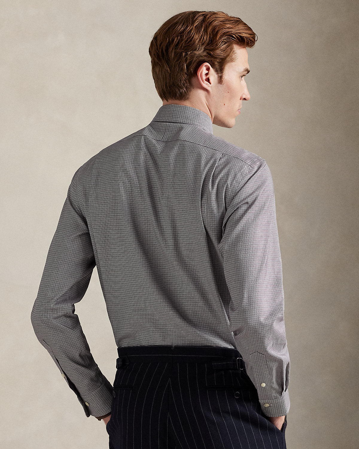 Ralph Lauren Regent Custom Fit Plaid Oxford Shirt