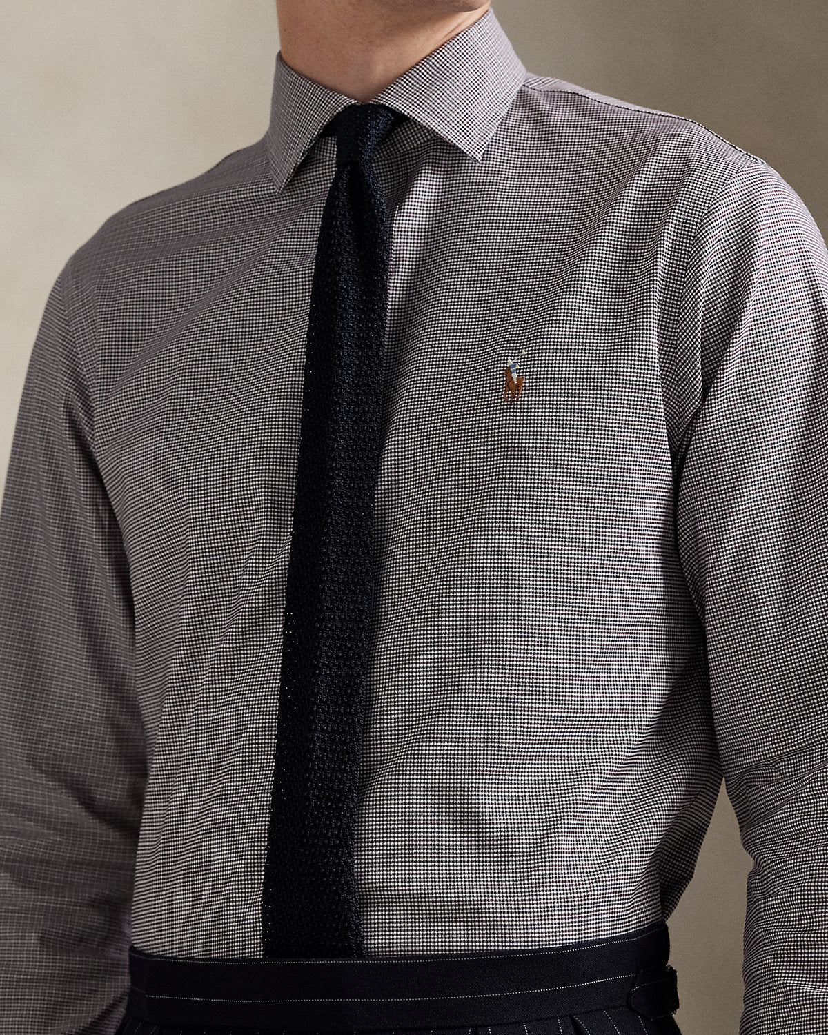 Ralph Lauren Regent Custom Fit Plaid Oxford Shirt