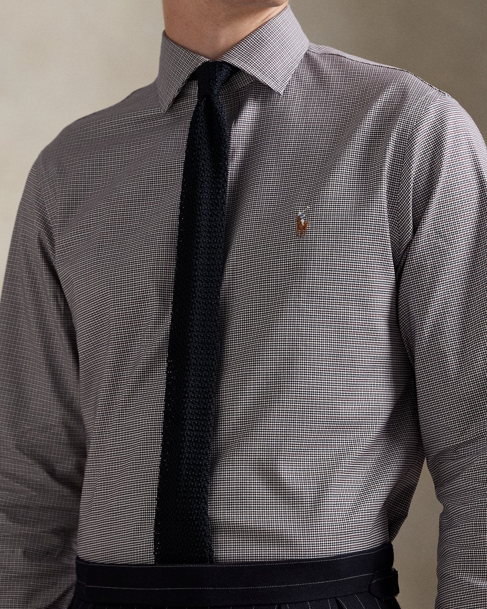 Ralph Lauren Regent Custom Fit Plaid Oxford Shirt