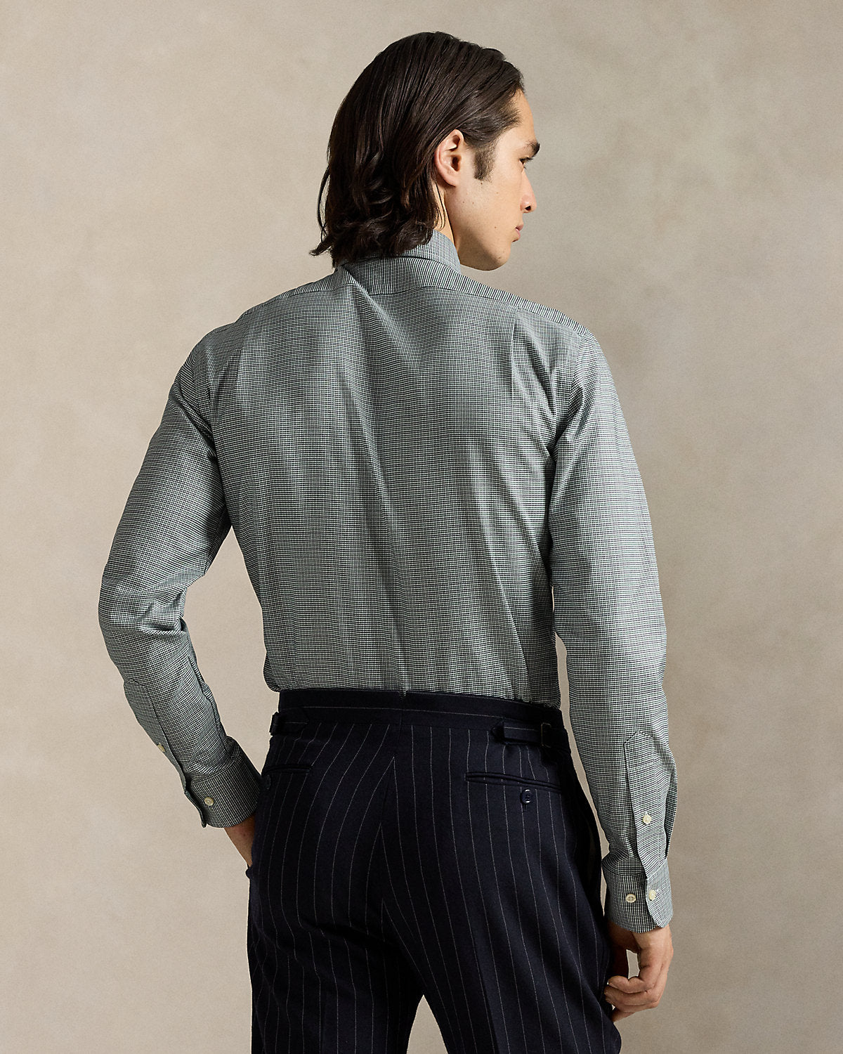 Ralph Lauren Regent Custom Fit Plaid Oxford Shirt