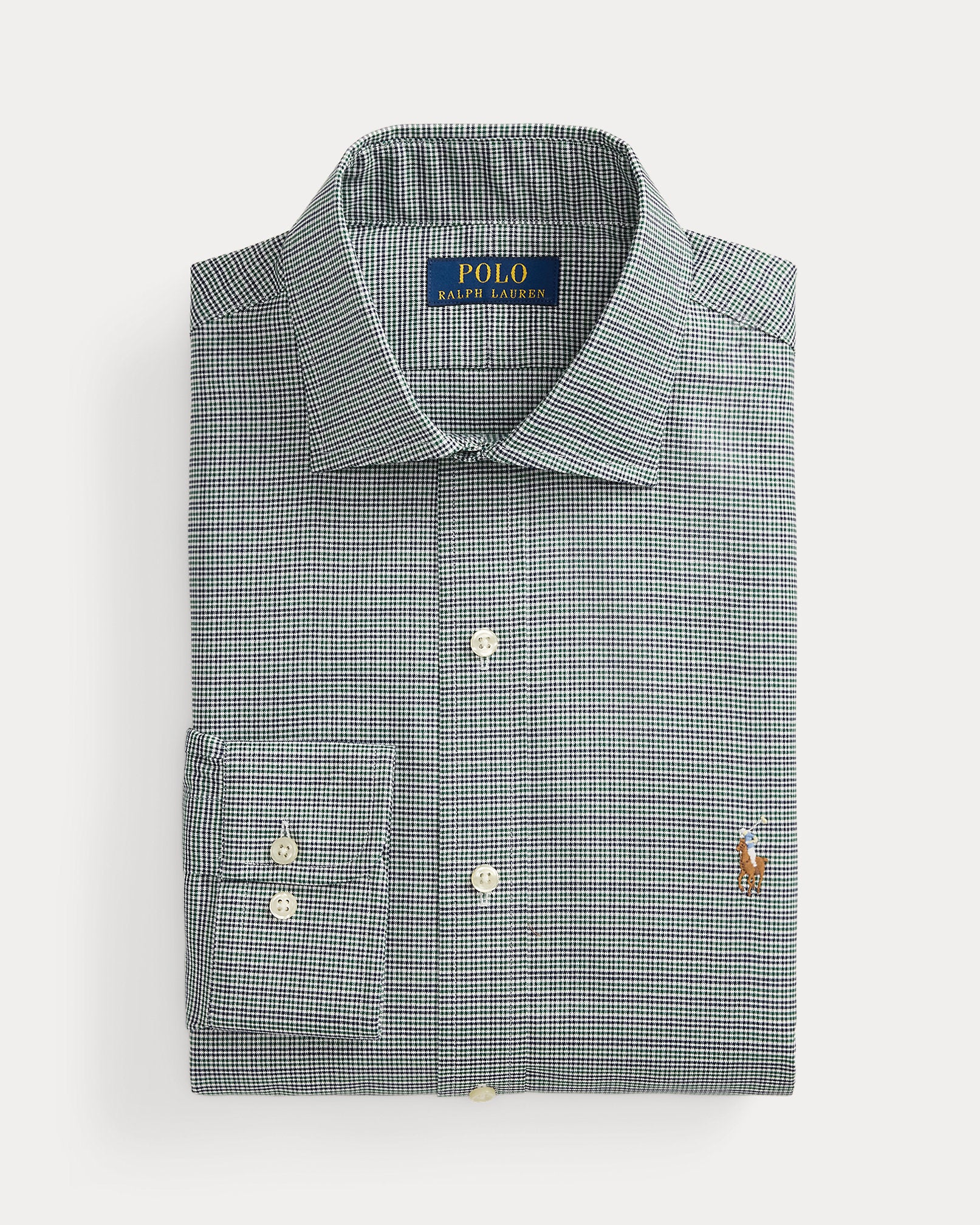 Ralph Lauren Regent Custom Fit Plaid Oxford Shirt