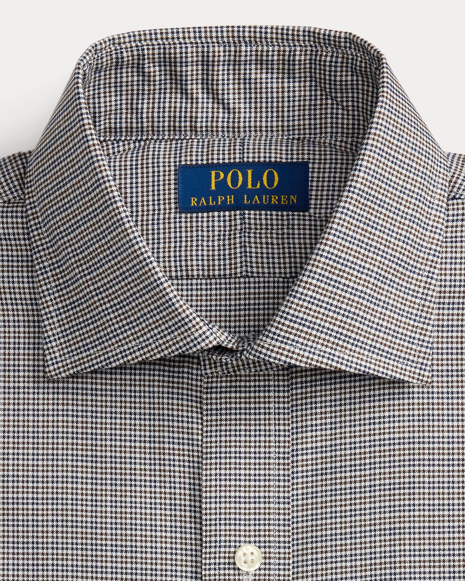 Ralph Lauren Regent Custom Fit Plaid Oxford Shirt
