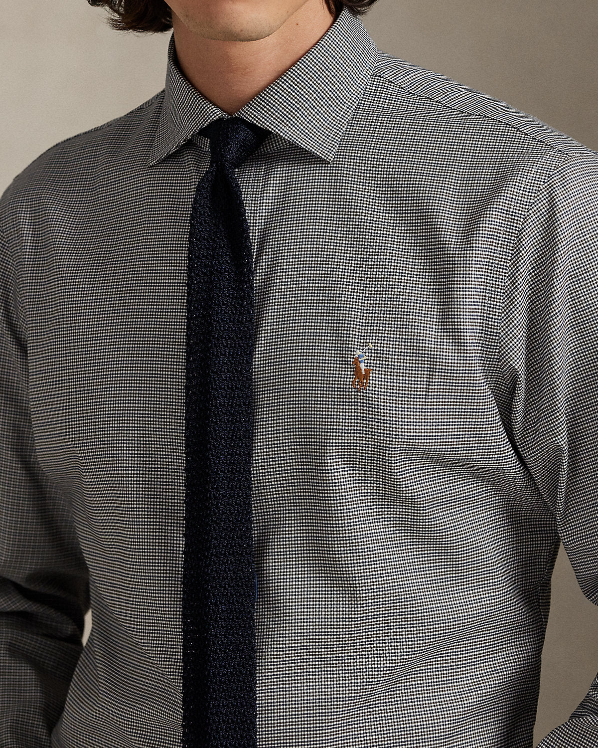 Ralph Lauren Regent Custom Fit Plaid Oxford Shirt