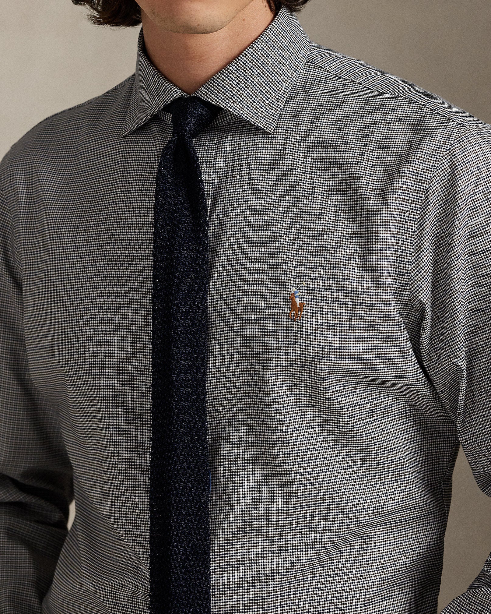 Ralph Lauren Regent Custom Fit Plaid Oxford Shirt