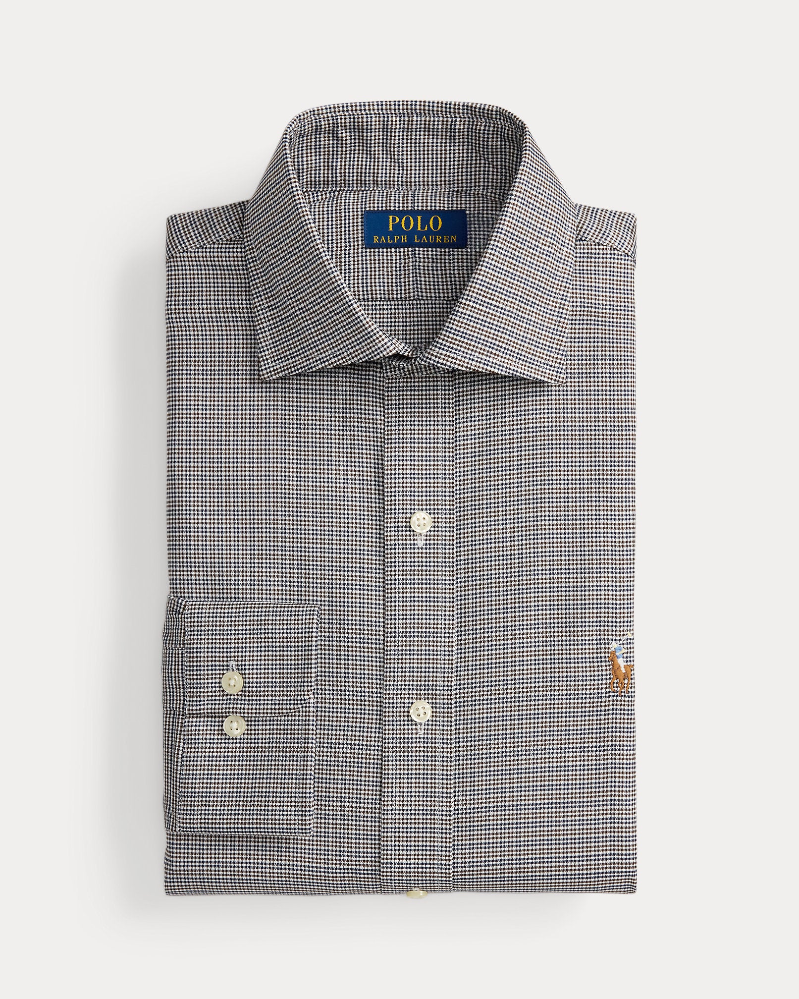 Ralph Lauren Regent Custom Fit Plaid Oxford Shirt