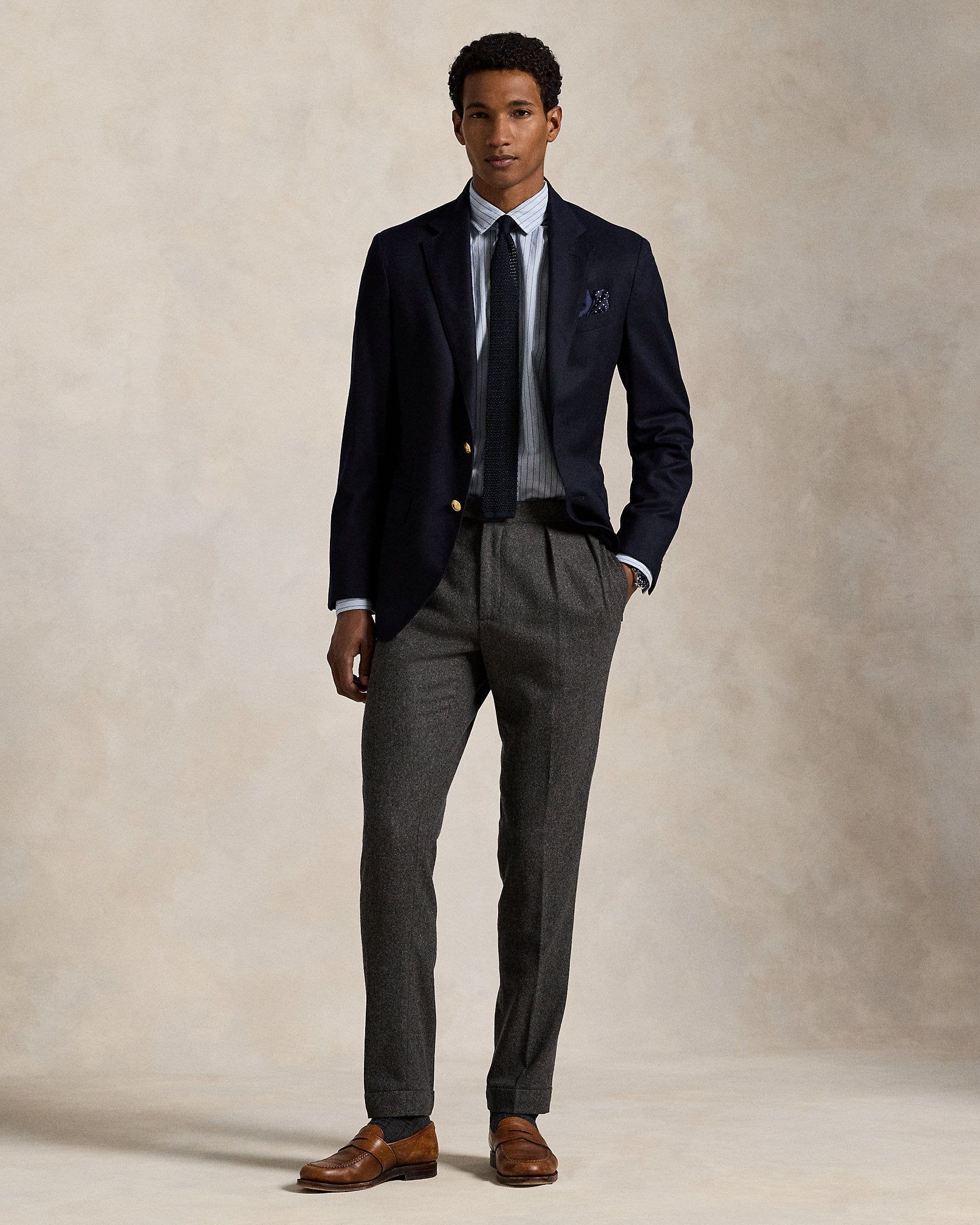 Ralph Lauren Custom Fit Striped French Cuff Shirt