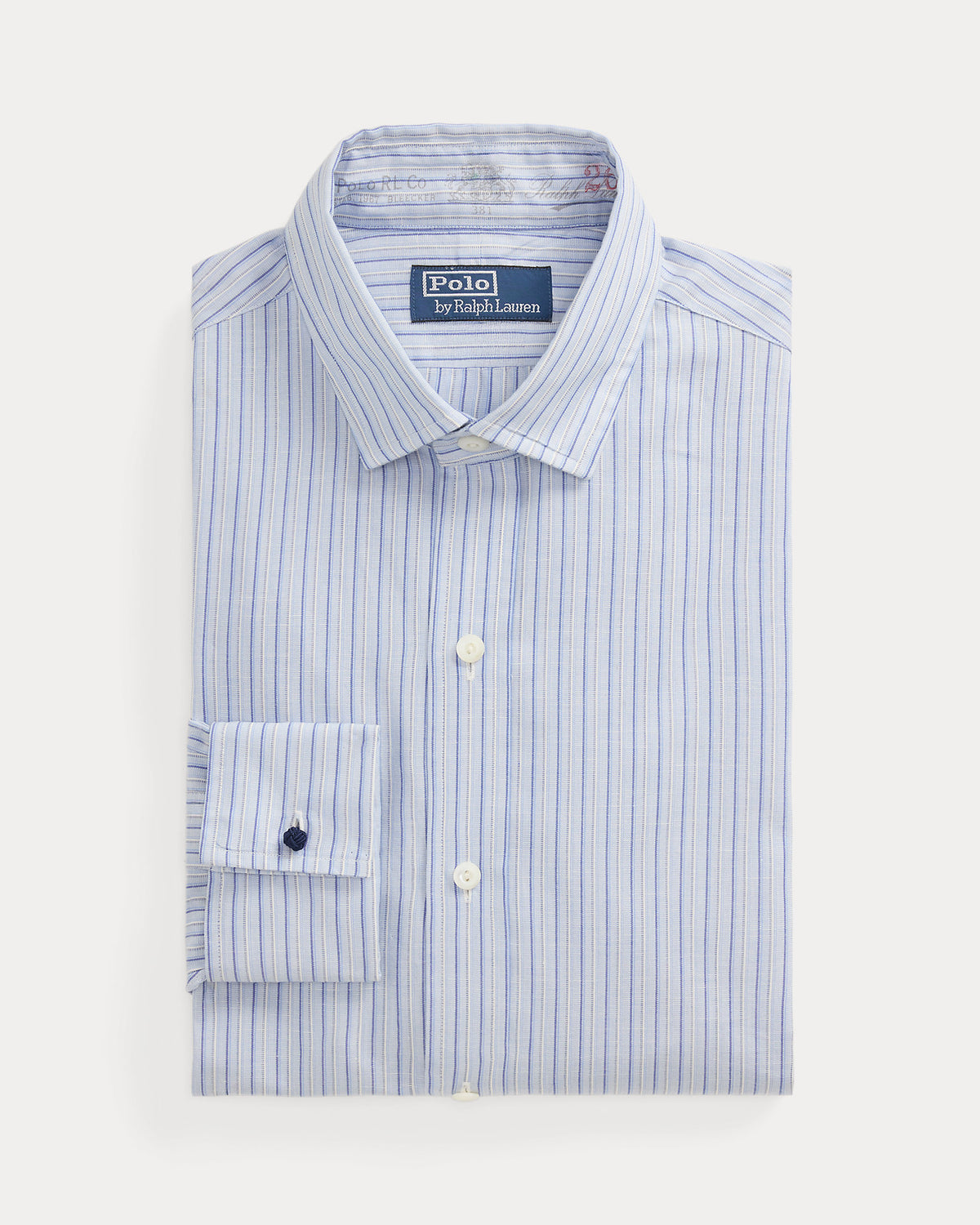 Ralph Lauren Custom Fit Striped French Cuff Shirt