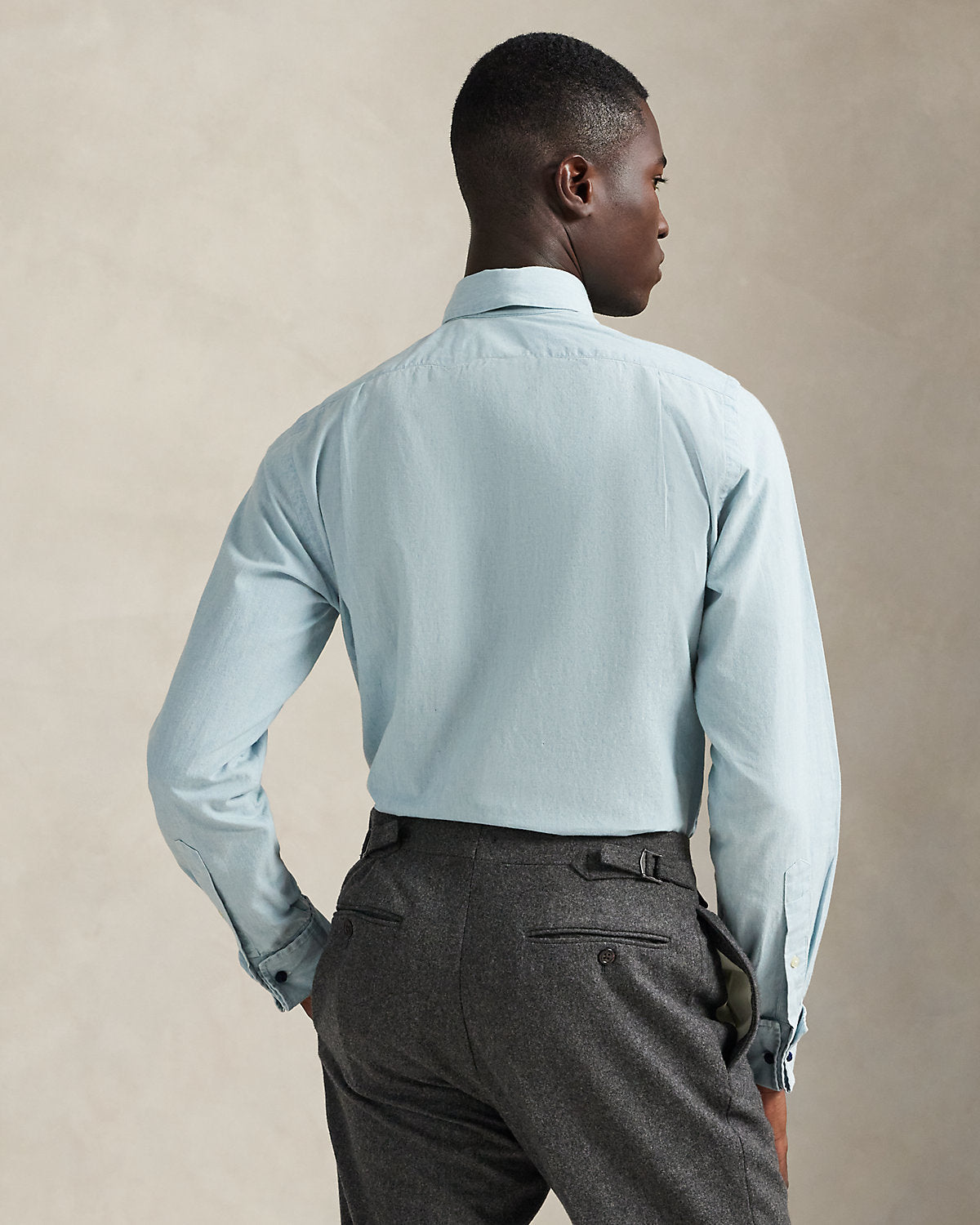 Ralph Lauren Custom Fit Chambray French Cuff Shirt