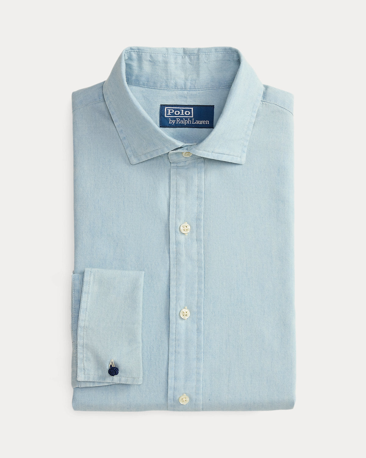 Ralph Lauren Custom Fit Chambray French Cuff Shirt